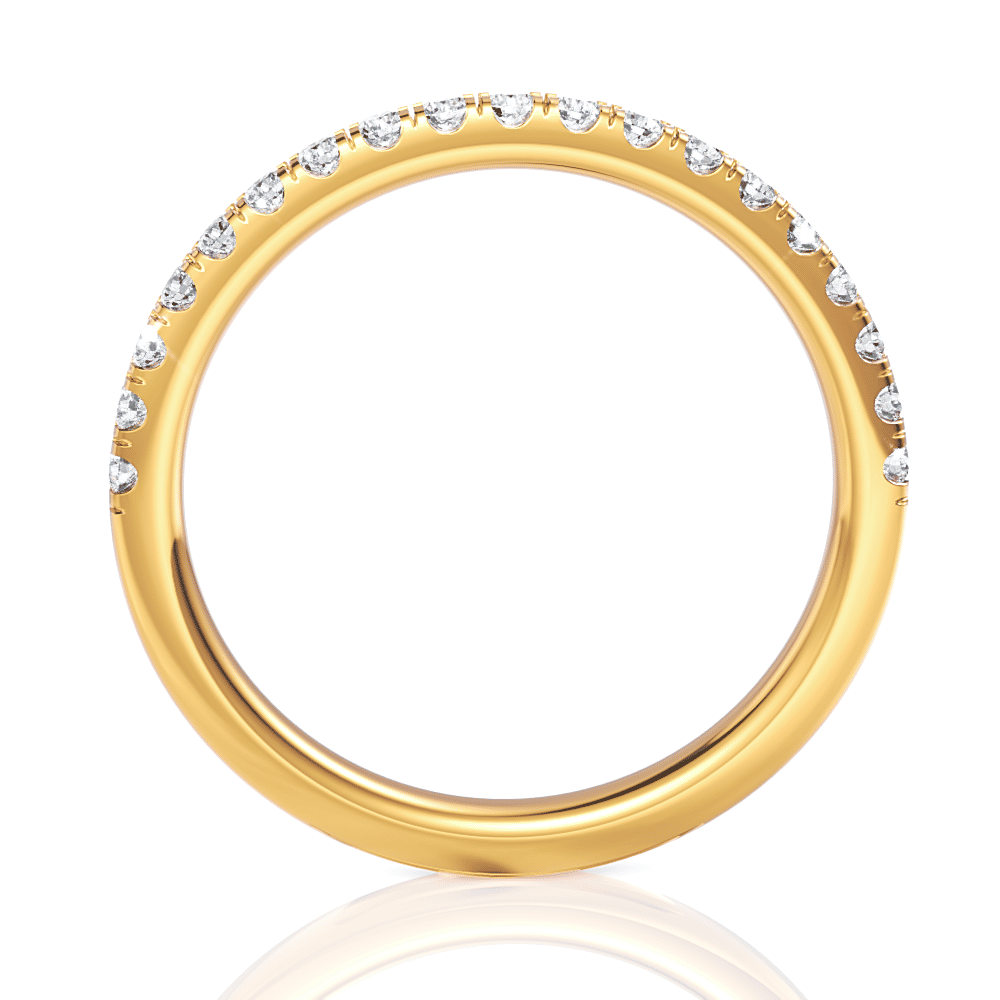 18kt yellow gold/front