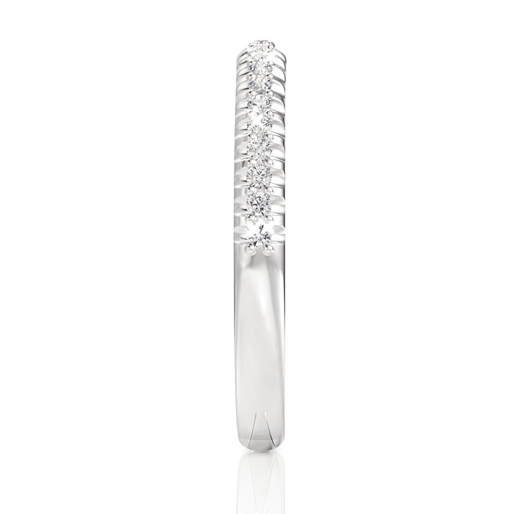 14kt white gold/18kt white gold/platinum/side