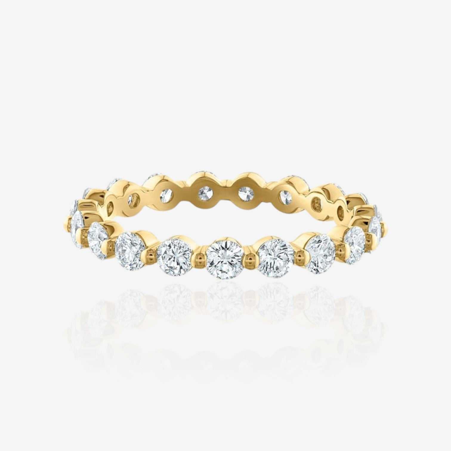 18kt yellow gold/1.00/4/4.5/5/5.5/6/6.5/7/7.5/8/top