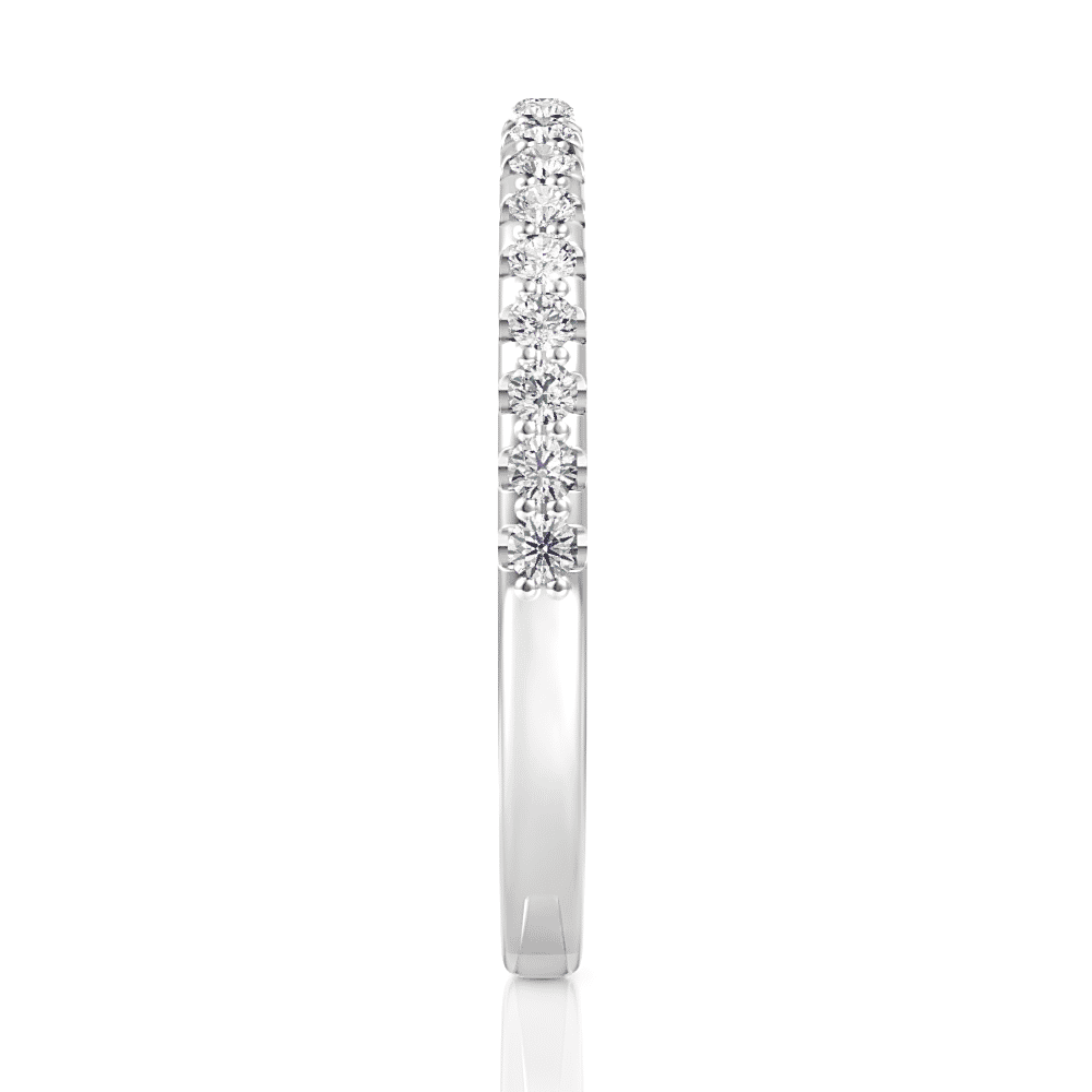 14kt white gold/18kt white gold/platinum/side