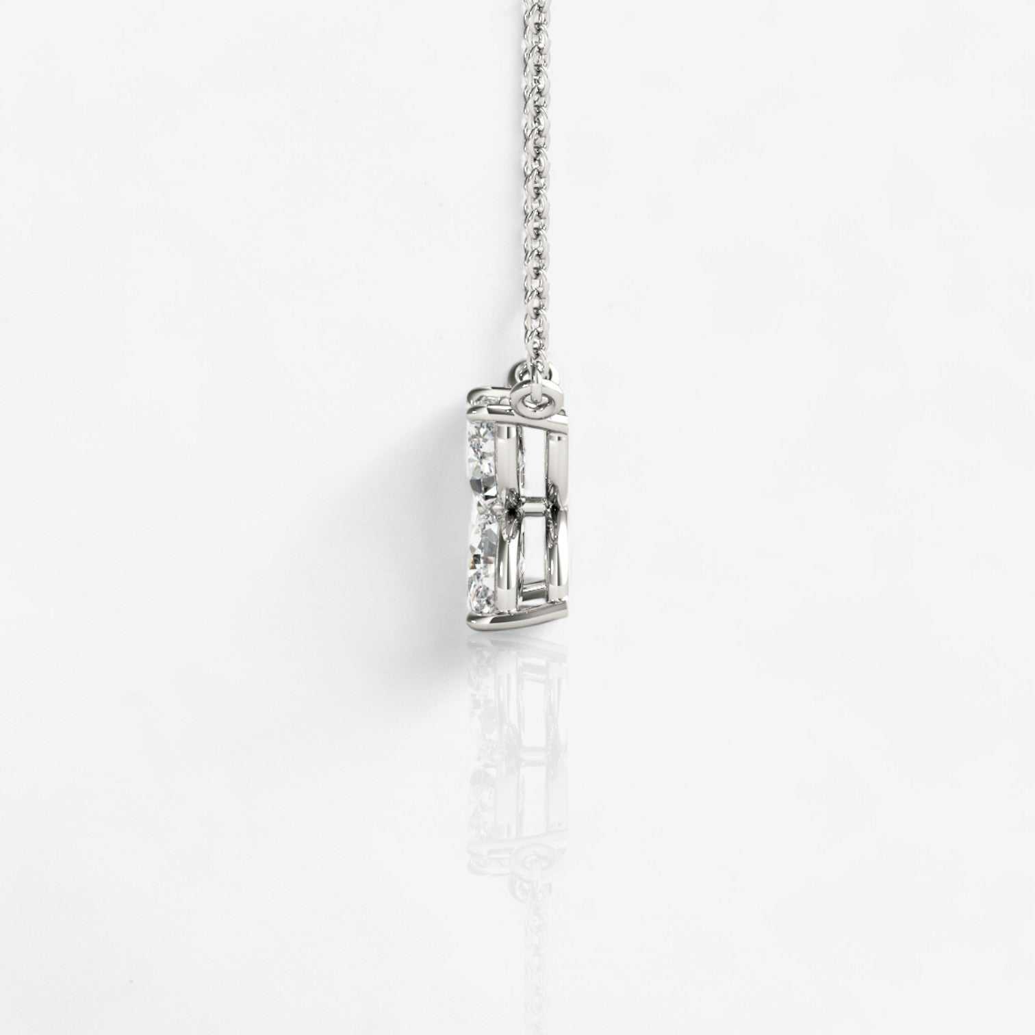 14kt white gold/0.25/side