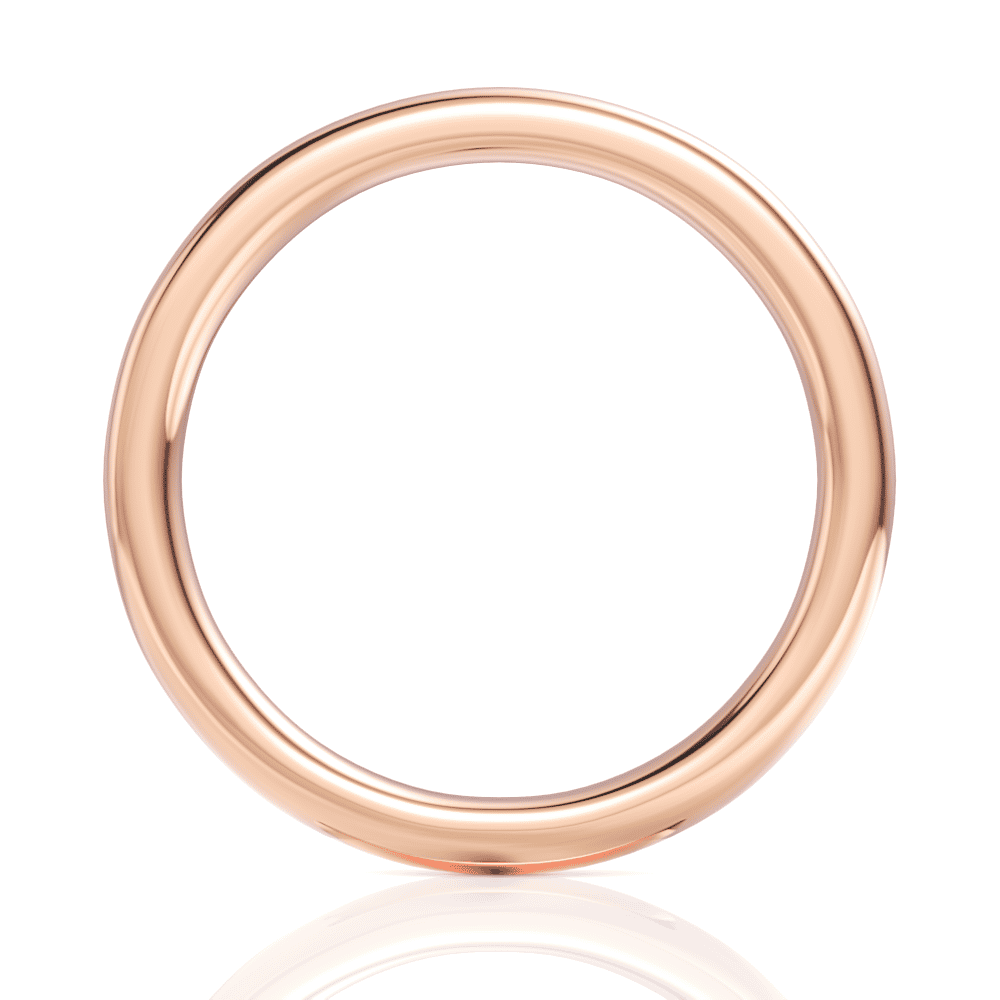 18kt rose gold/front