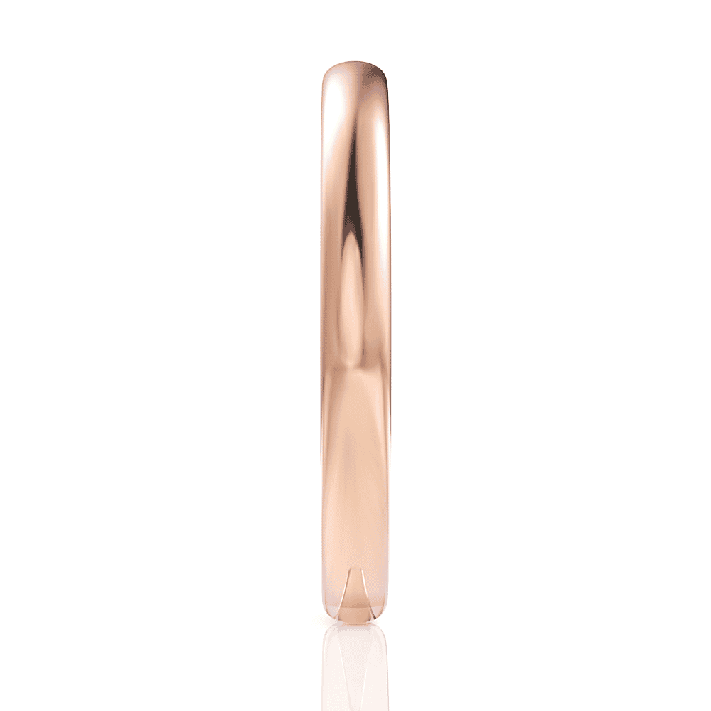18kt rose gold/side