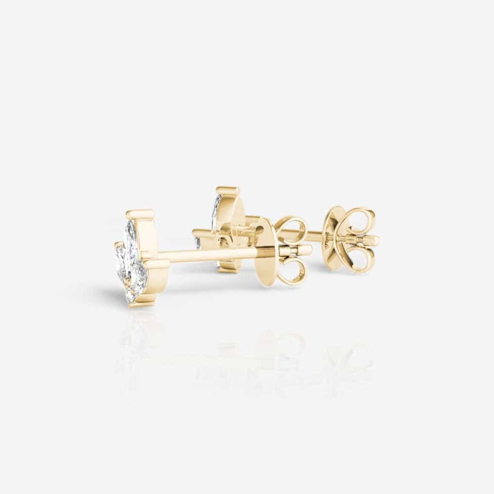 14kt yellow gold/0.50/side
