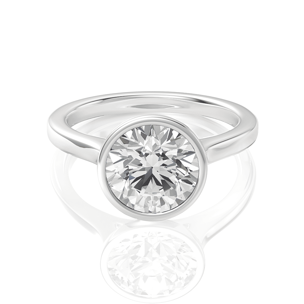14kt white gold/18kt white gold/platinum/round/top sku 1RZ4782