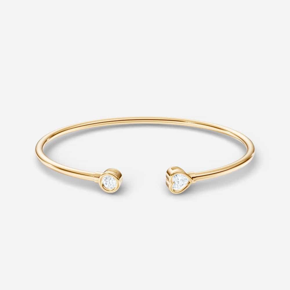 14kt yellow gold/18kt yellow gold/0.80/top