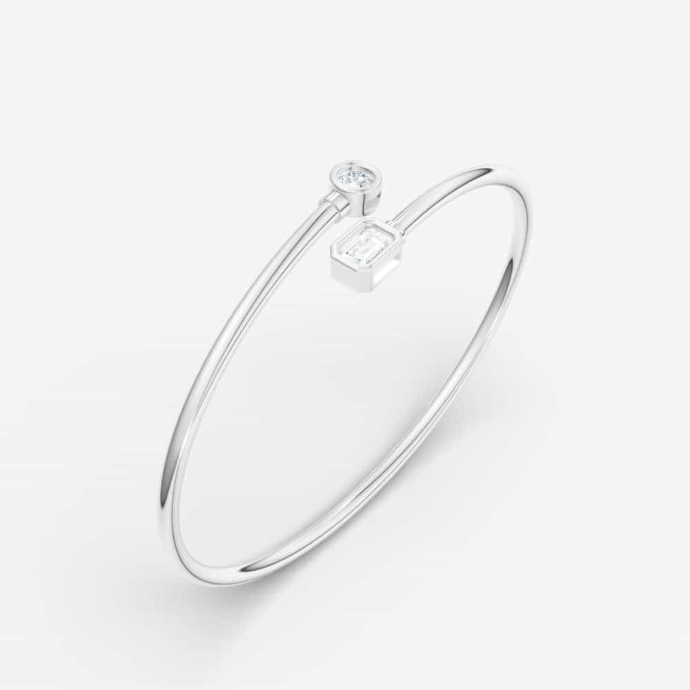 14kt white gold/18kt white gold/1.00/front