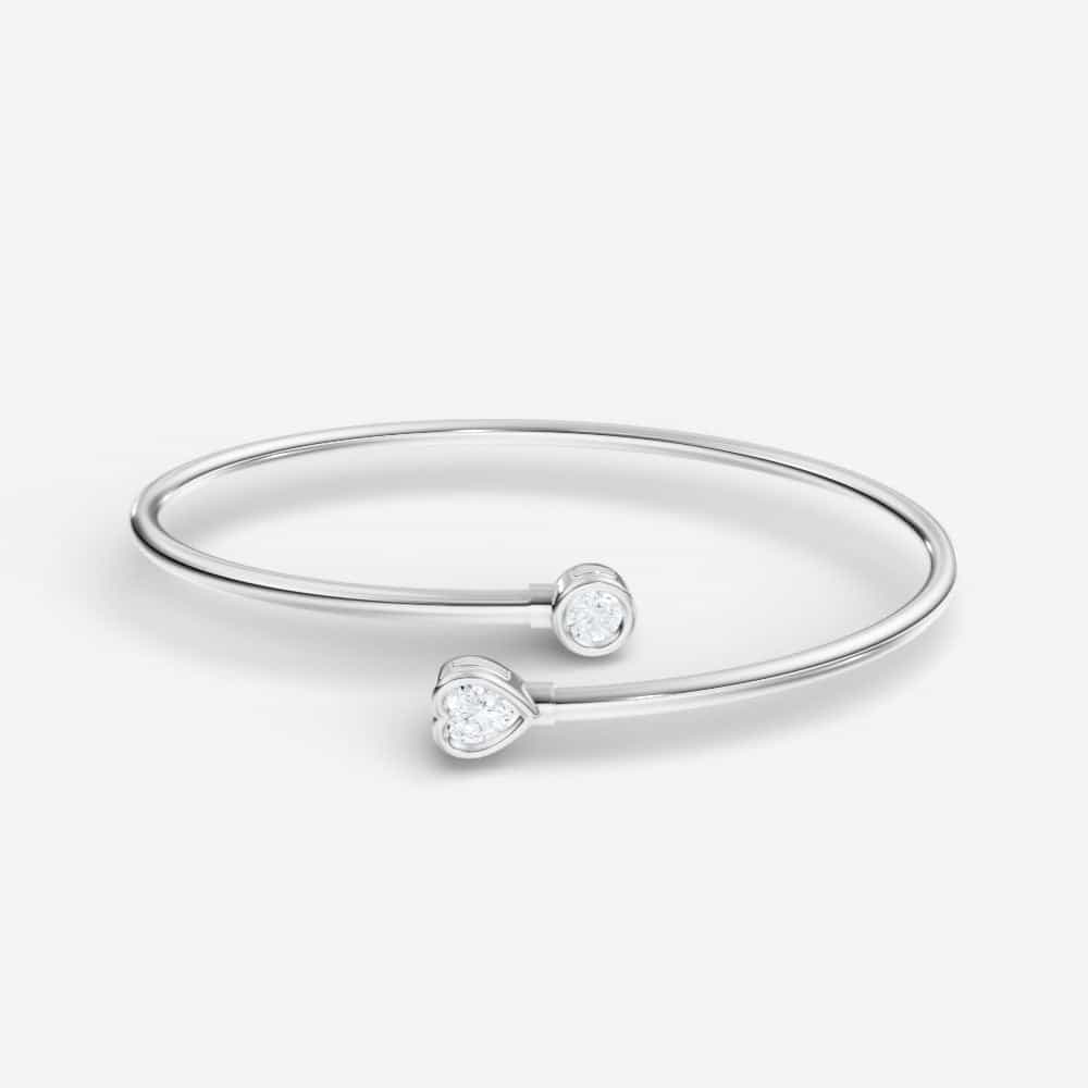 14kt white gold/18kt white gold/0.80/top