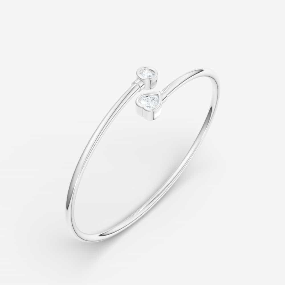 14kt white gold/18kt white gold/0.80/front