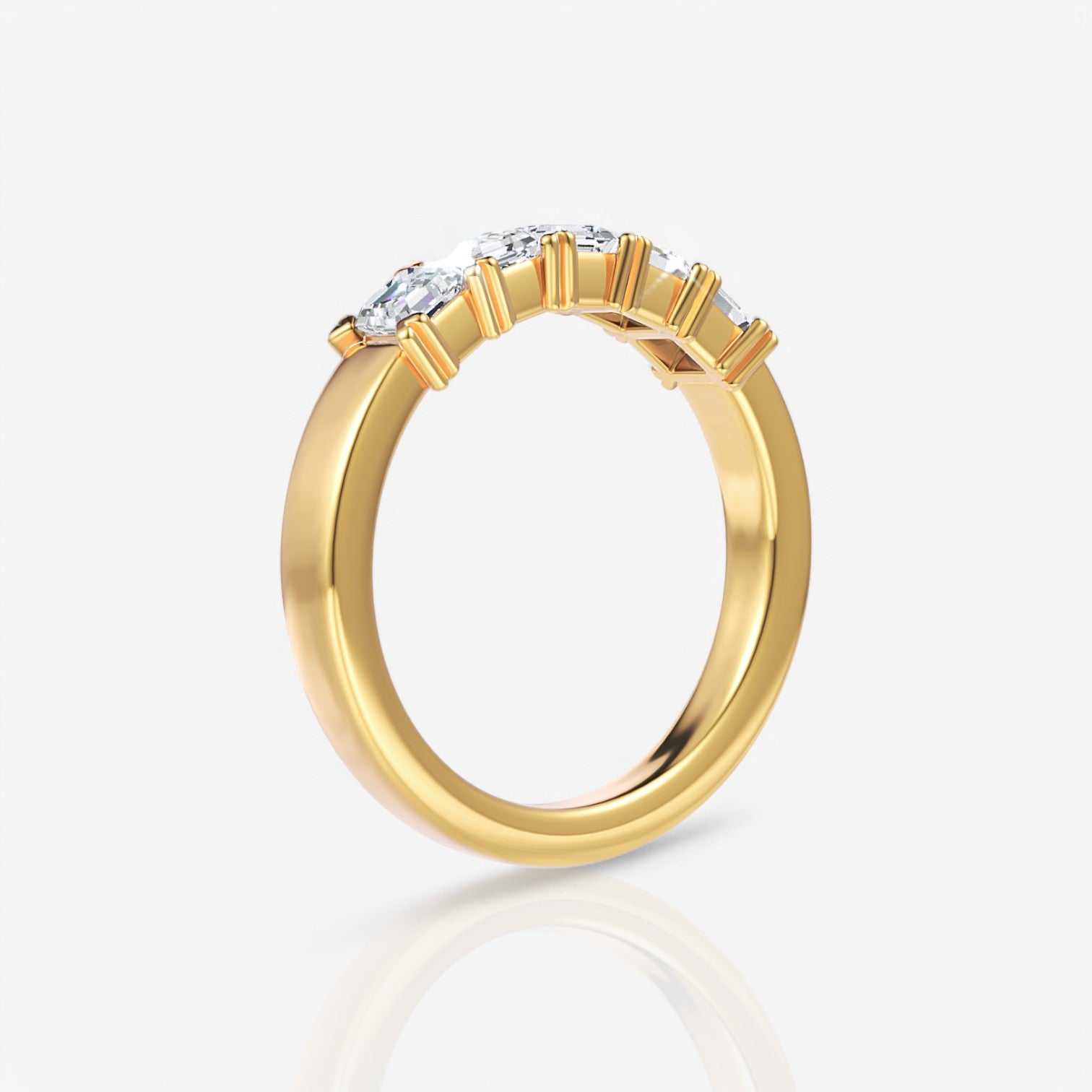 18kt yellow gold/0.75/side