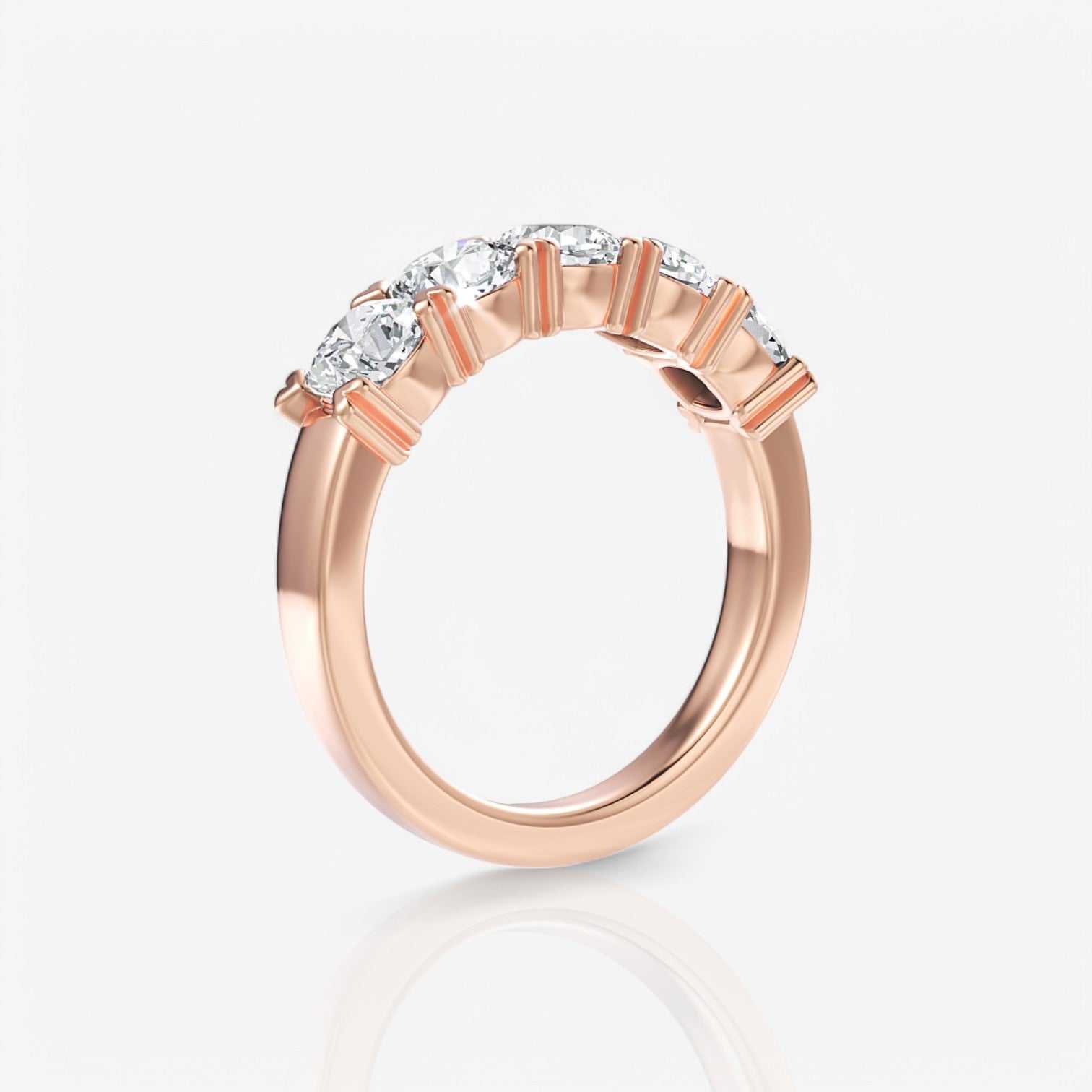 18kt rose gold/1.50/side