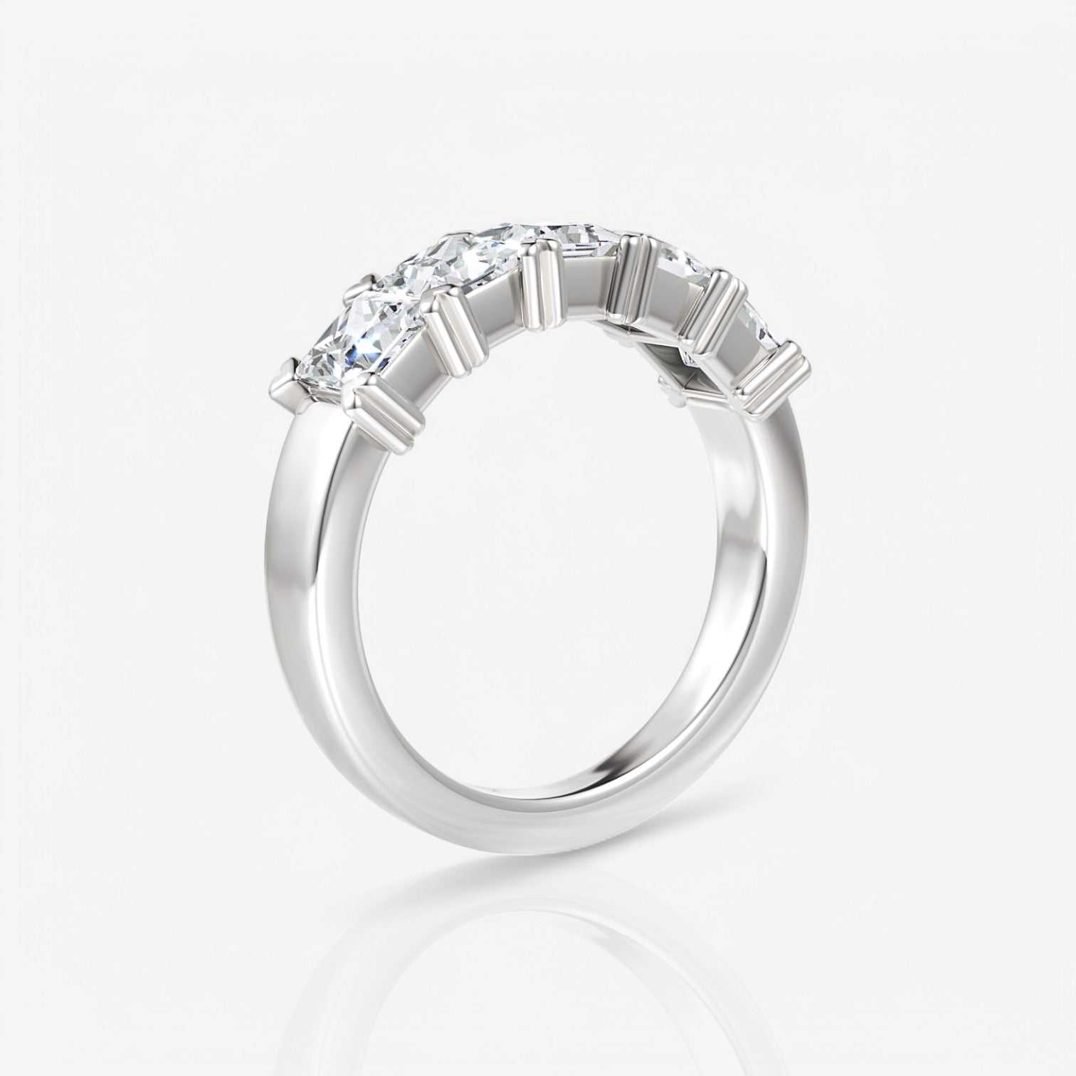 14kt white gold/18kt white gold/platinum/3.00/side