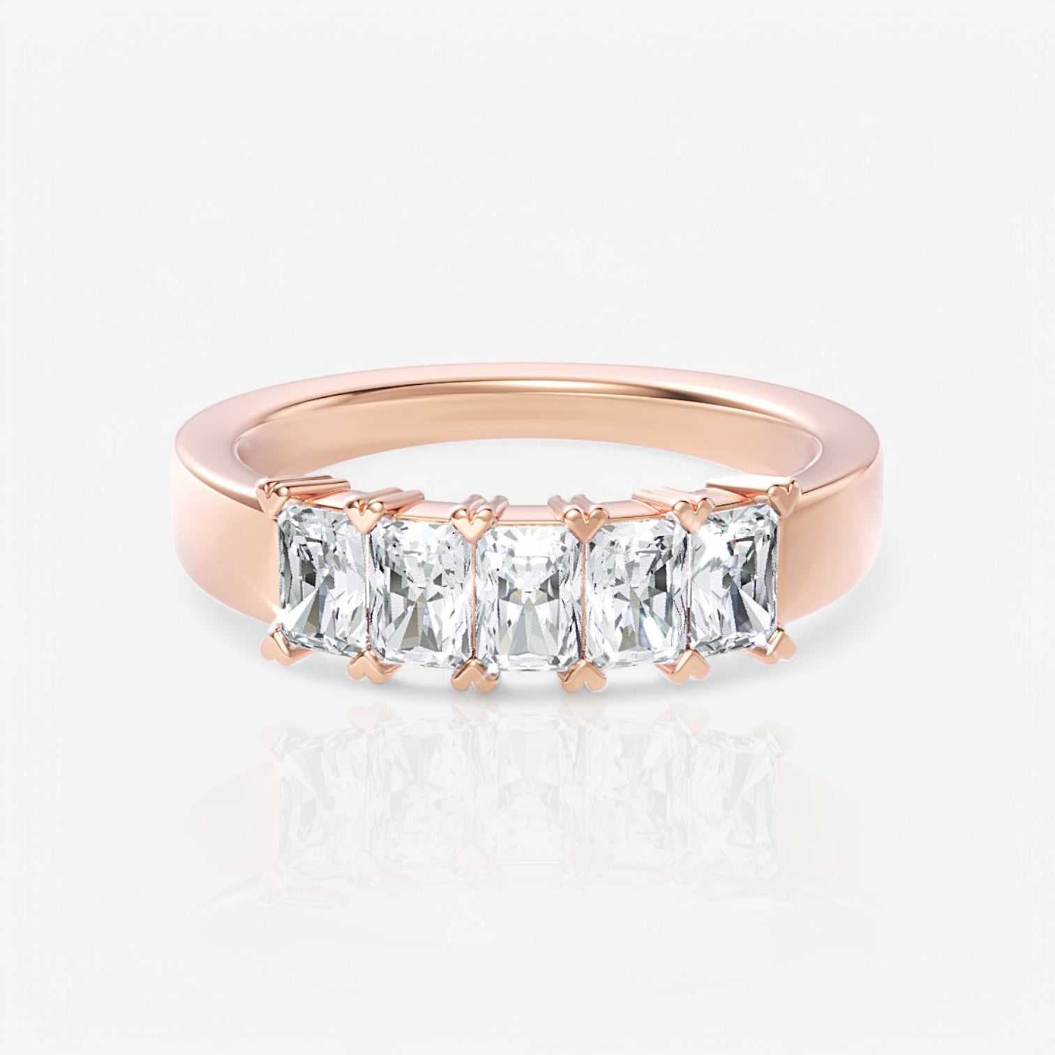 18kt rose gold/1.00/top