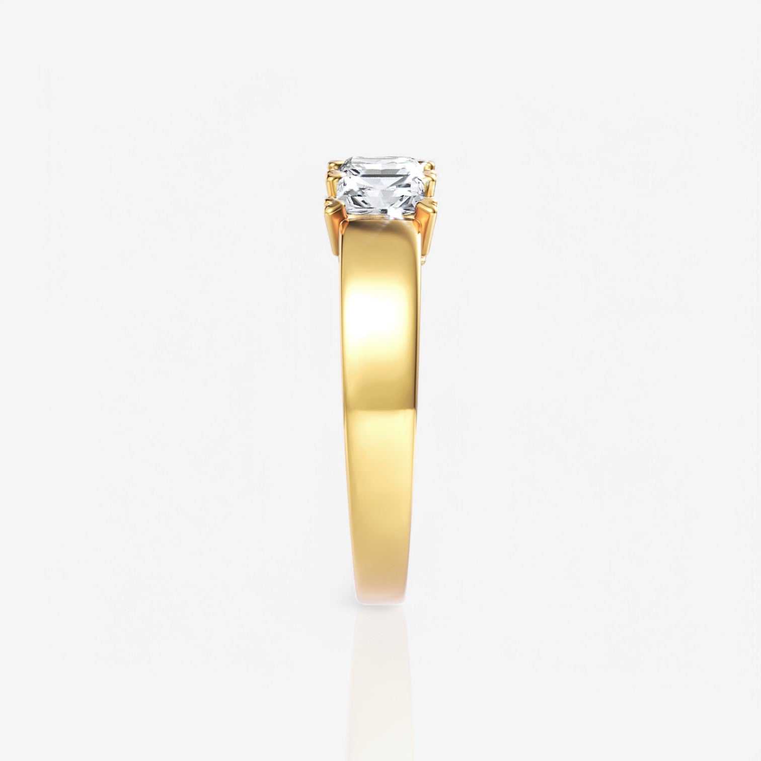 18kt yellow gold/0.75/perspective