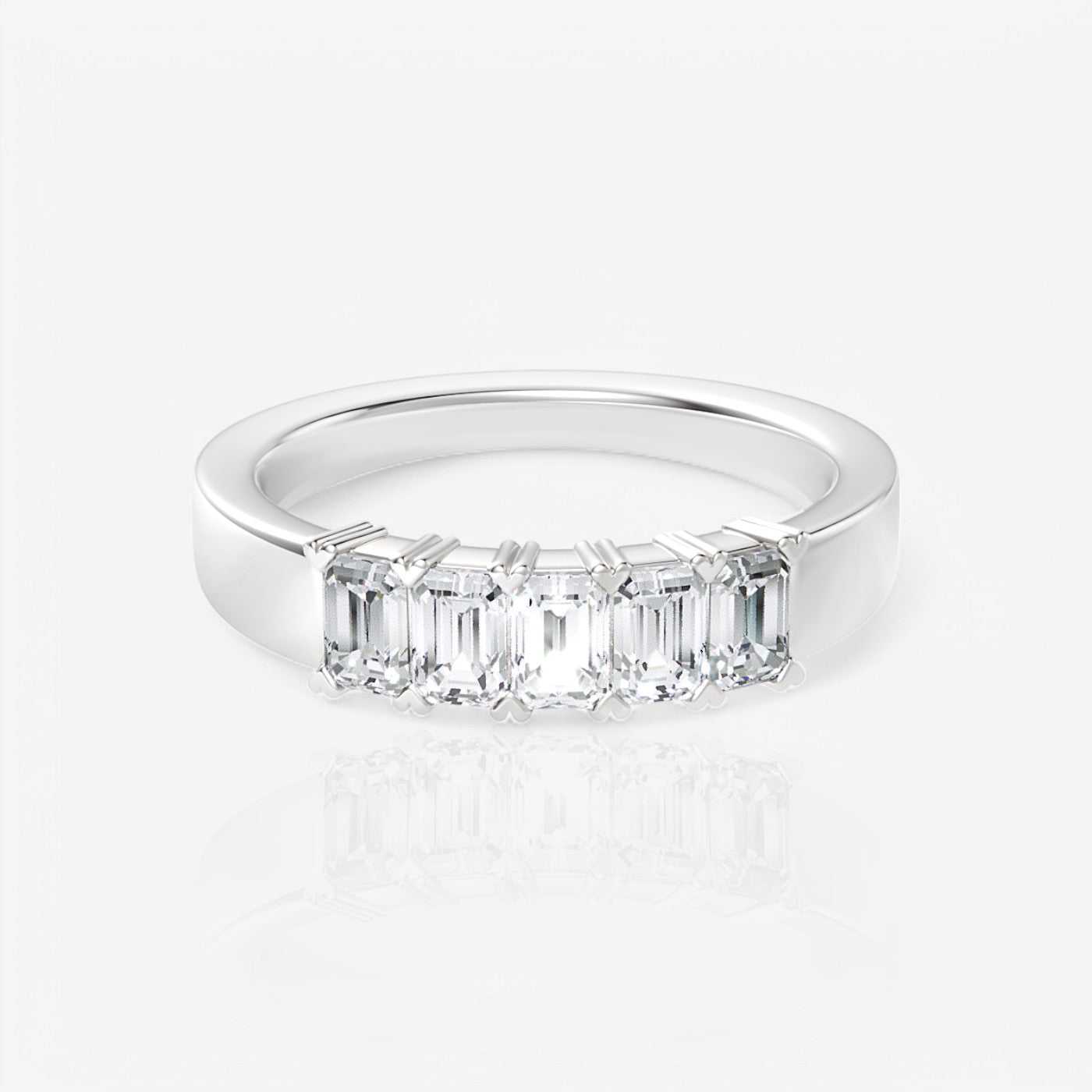 14kt white gold/18kt white gold/platinum/0.50/top