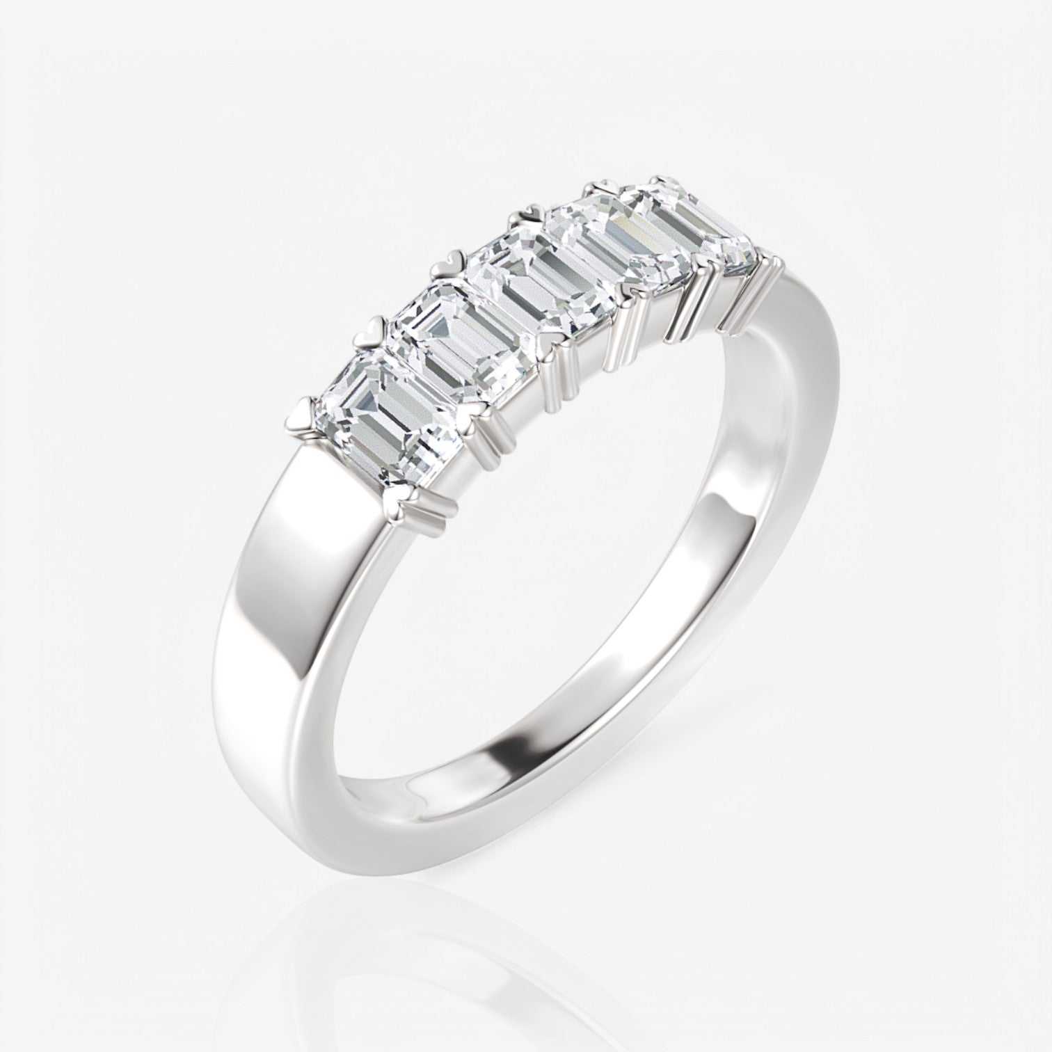 14kt white gold/18kt white gold/platinum/0.50/front