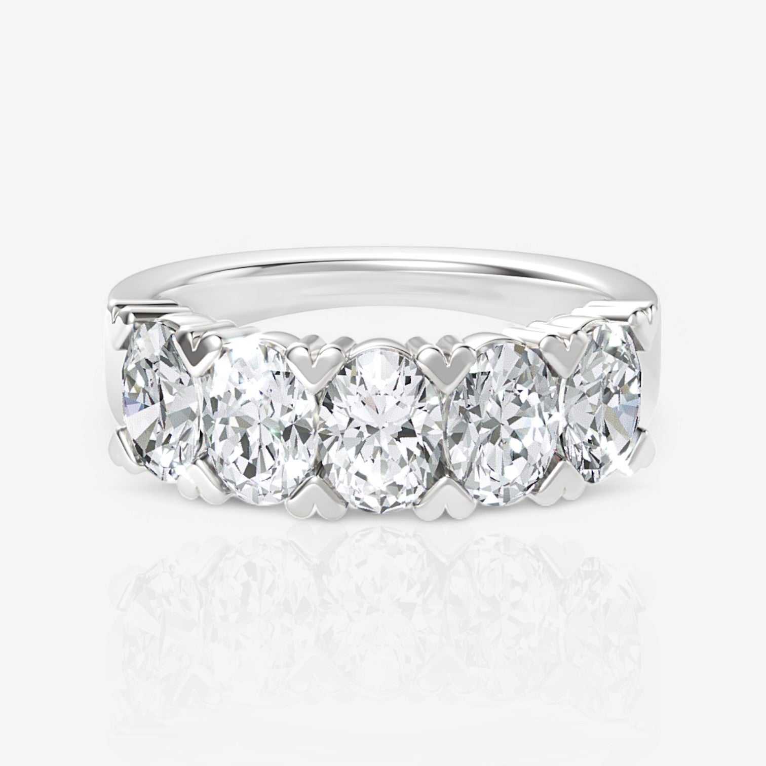 14kt white gold/18kt white gold/platinum/2.00/top