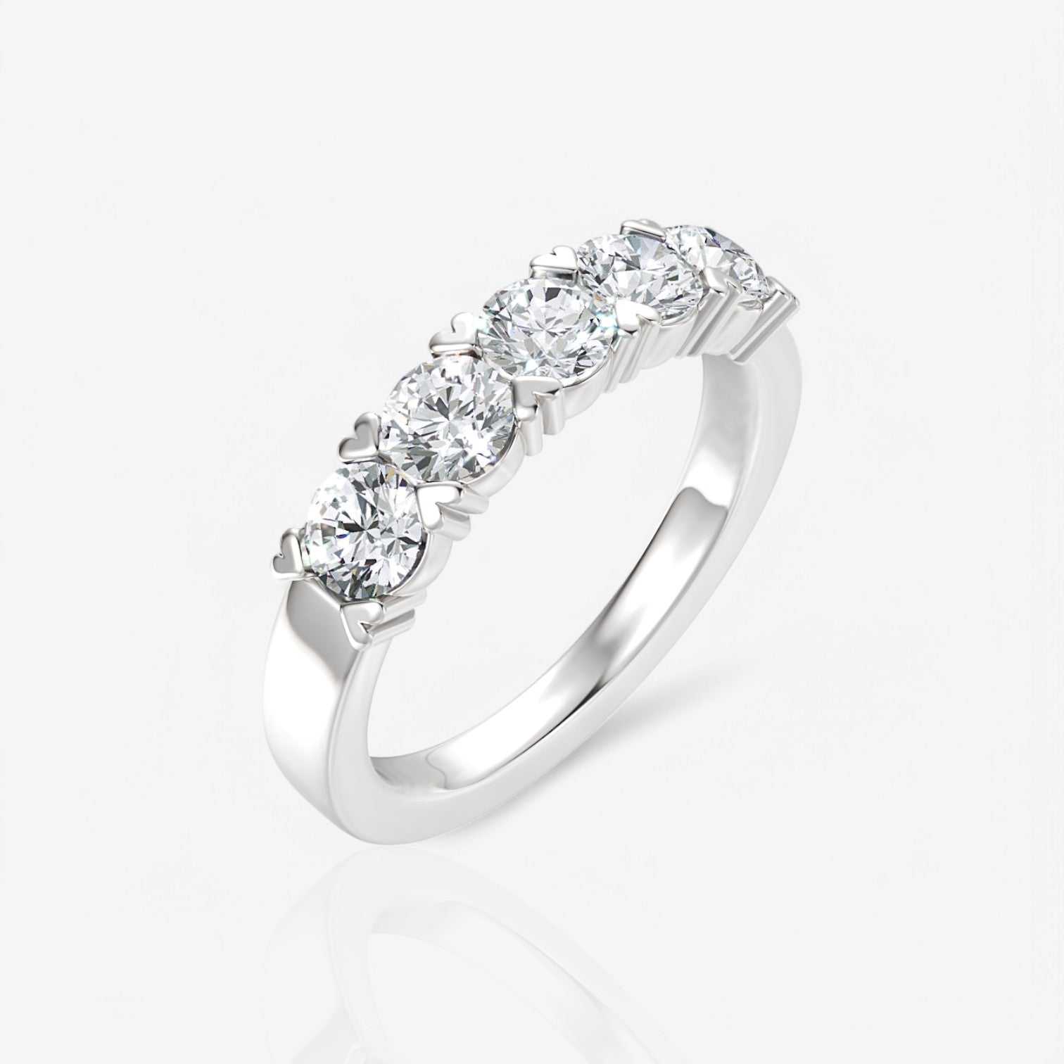 14kt white gold/18kt white gold/platinum/1.00/front