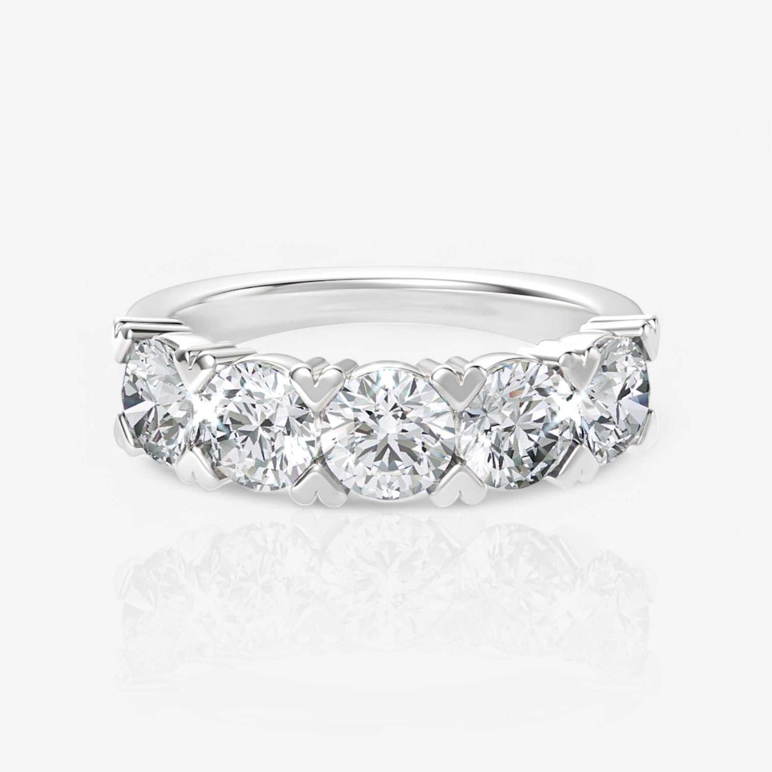 14kt white gold/18kt white gold/platinum/1.50/top
