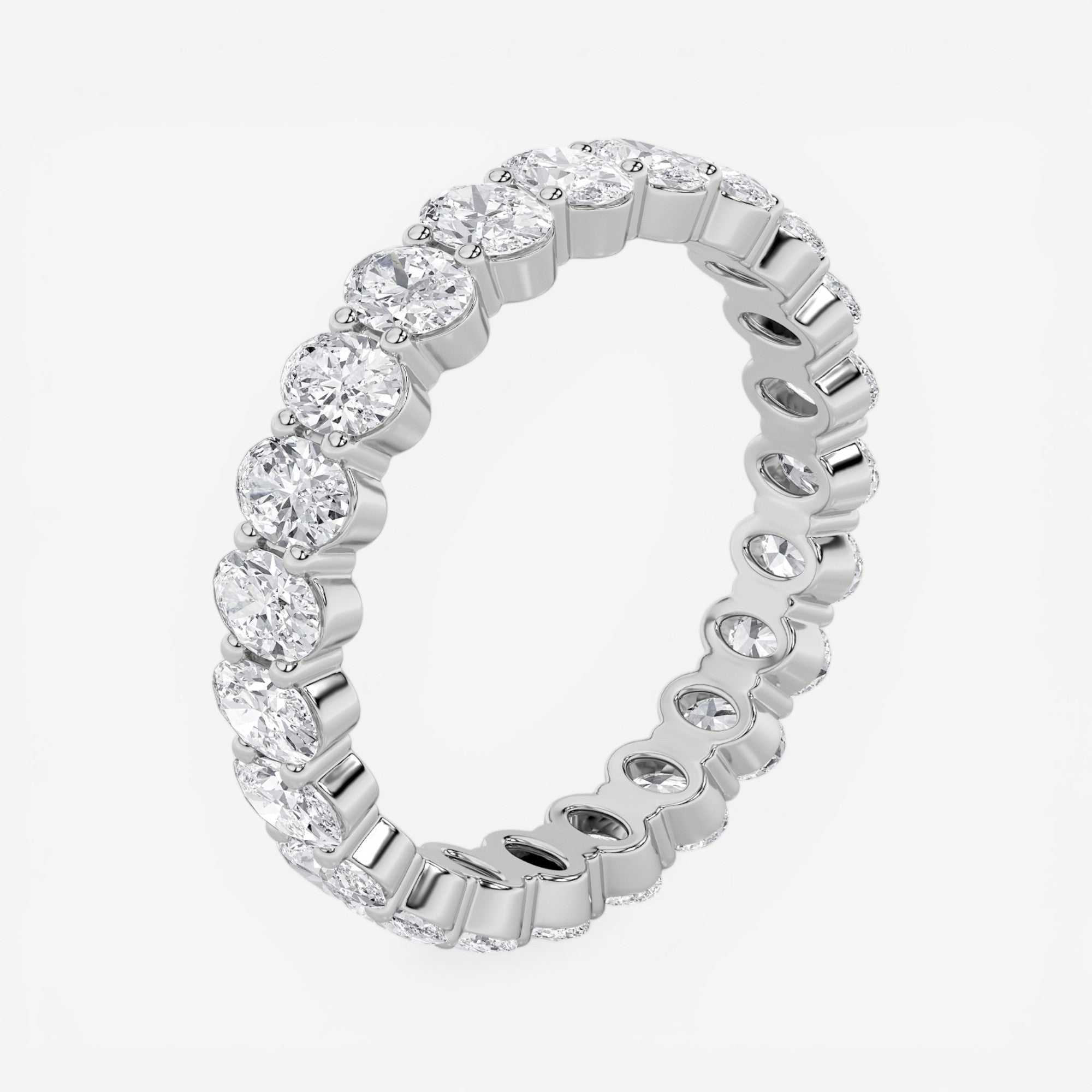 14kt white gold/4.00/5/6/7/8/9/front
