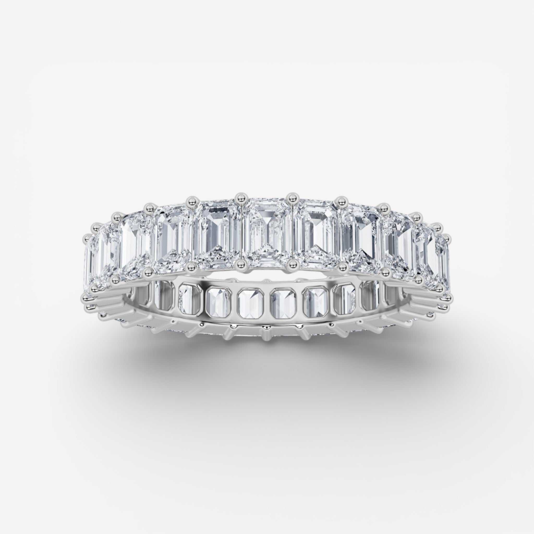 14kt white gold/3.00/5/6/7/8/9/top
