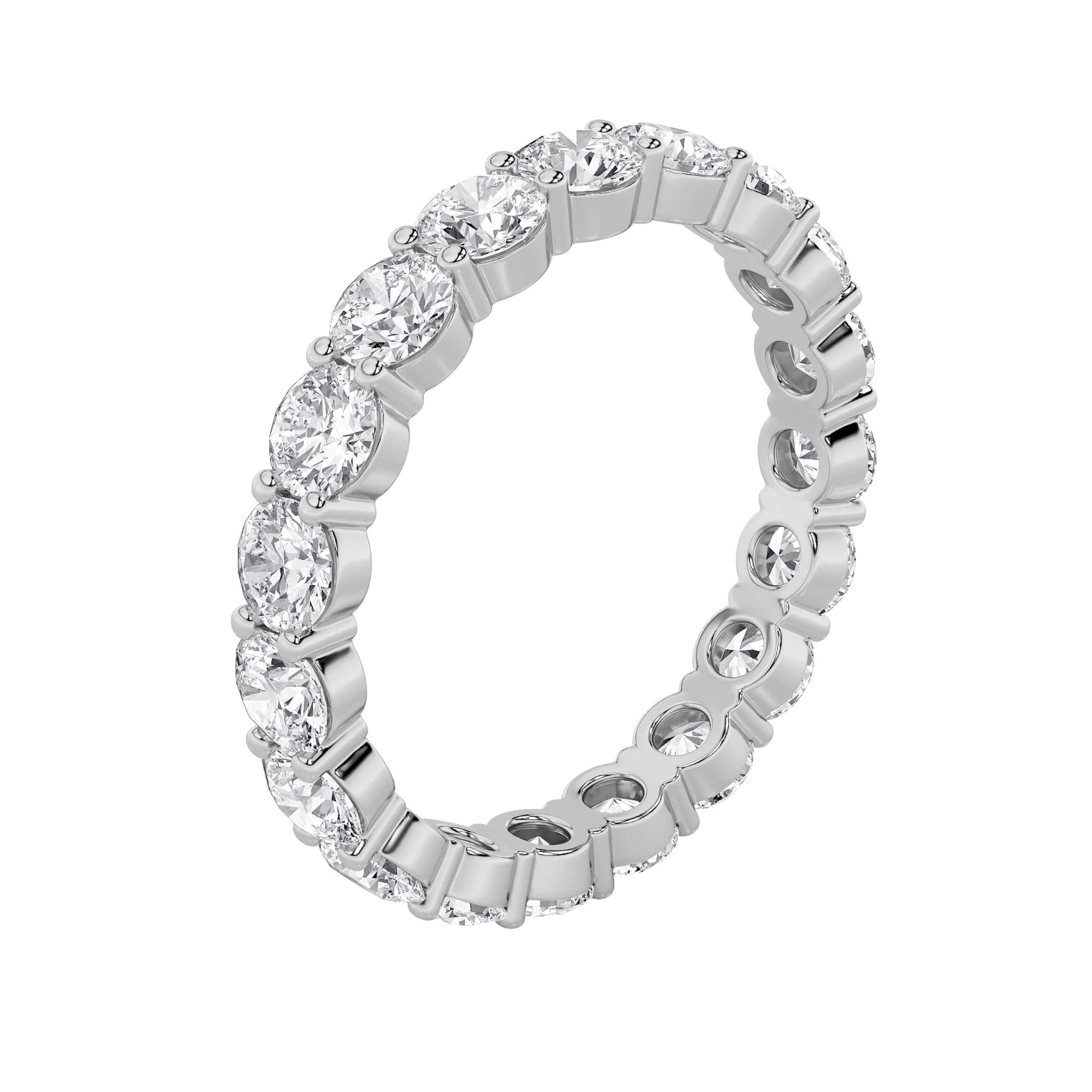 14kt white gold/3.50/5/6/7/8/9/front