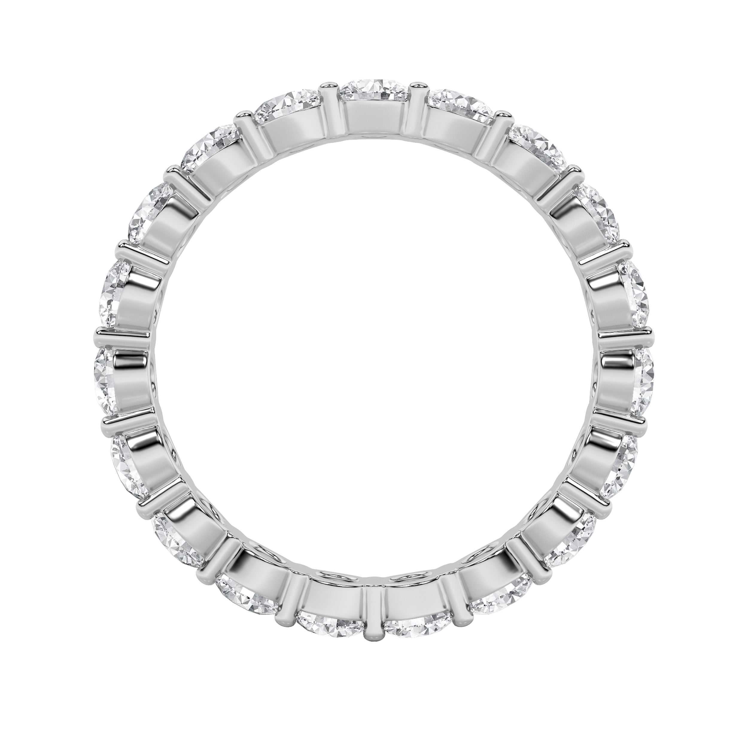 14kt white gold/4.00/5/6/7/8/9/side