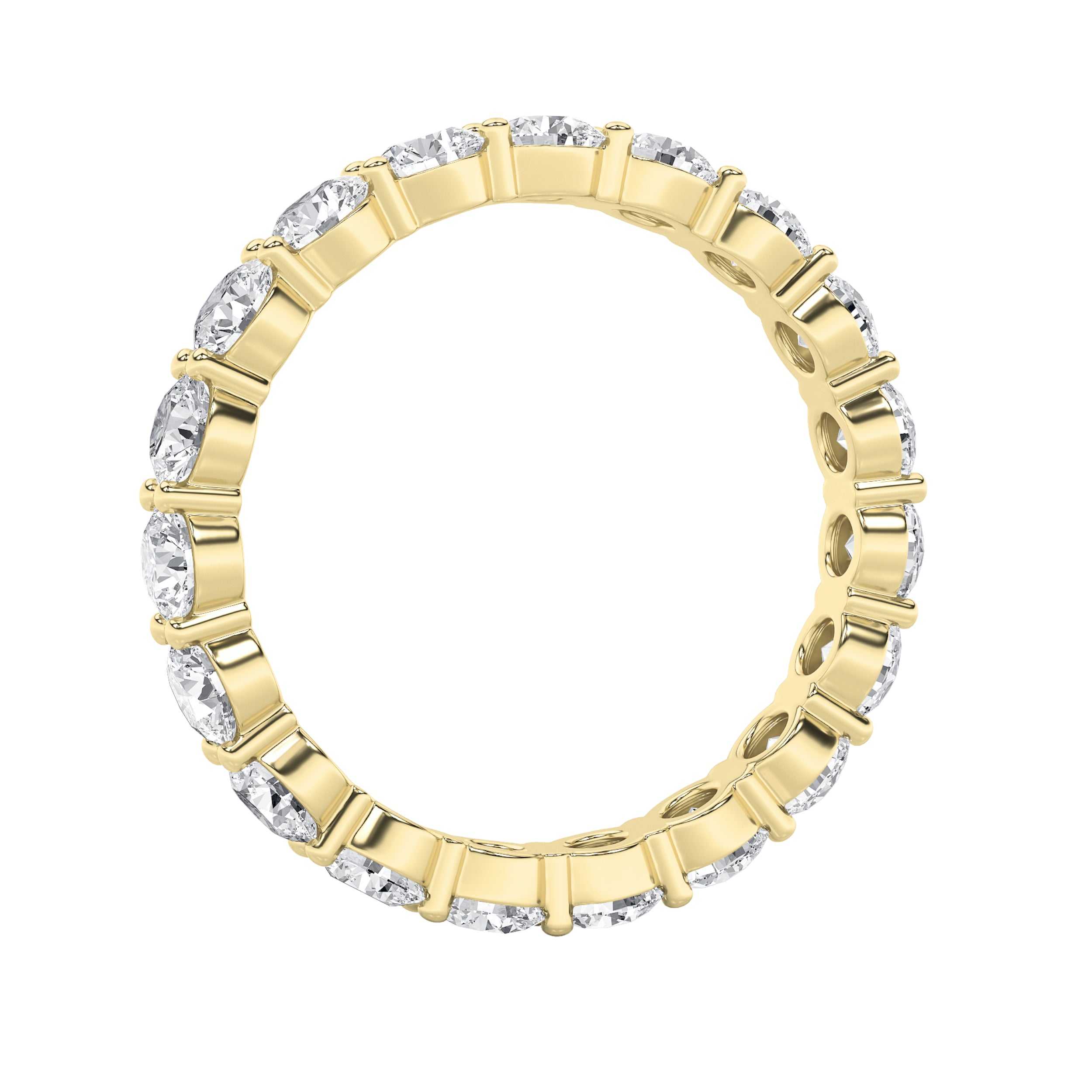 14kt yellow gold/3.00/5/6/7/8/9/front