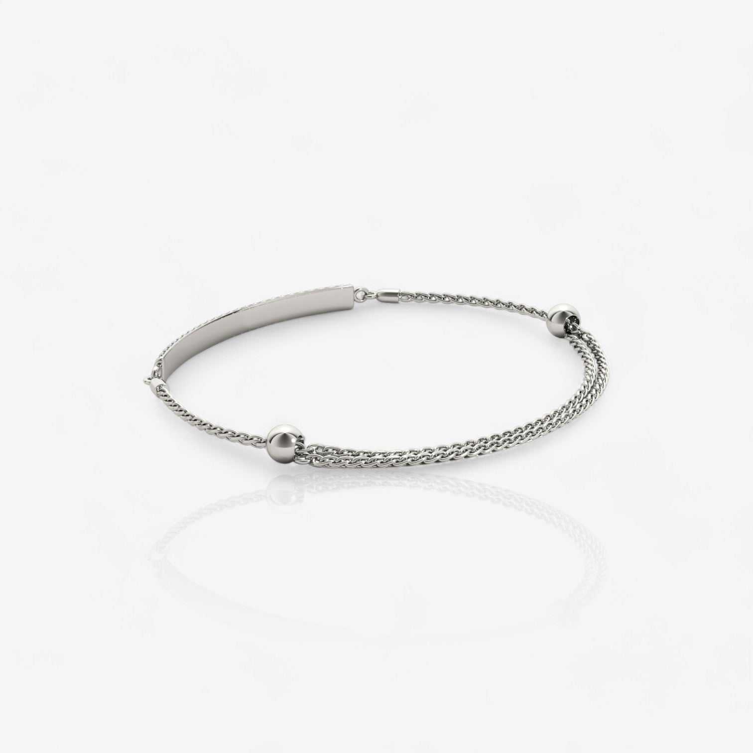 14kt white gold/0.75/front