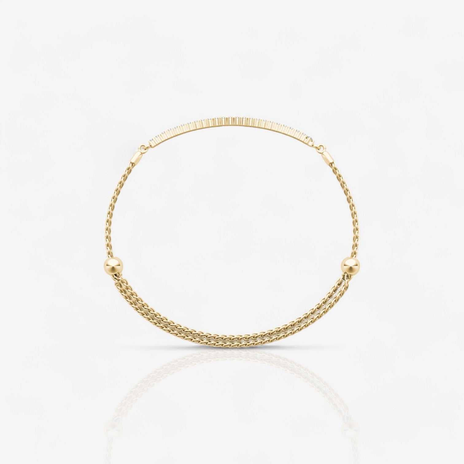 14kt yellow gold/0.50/side