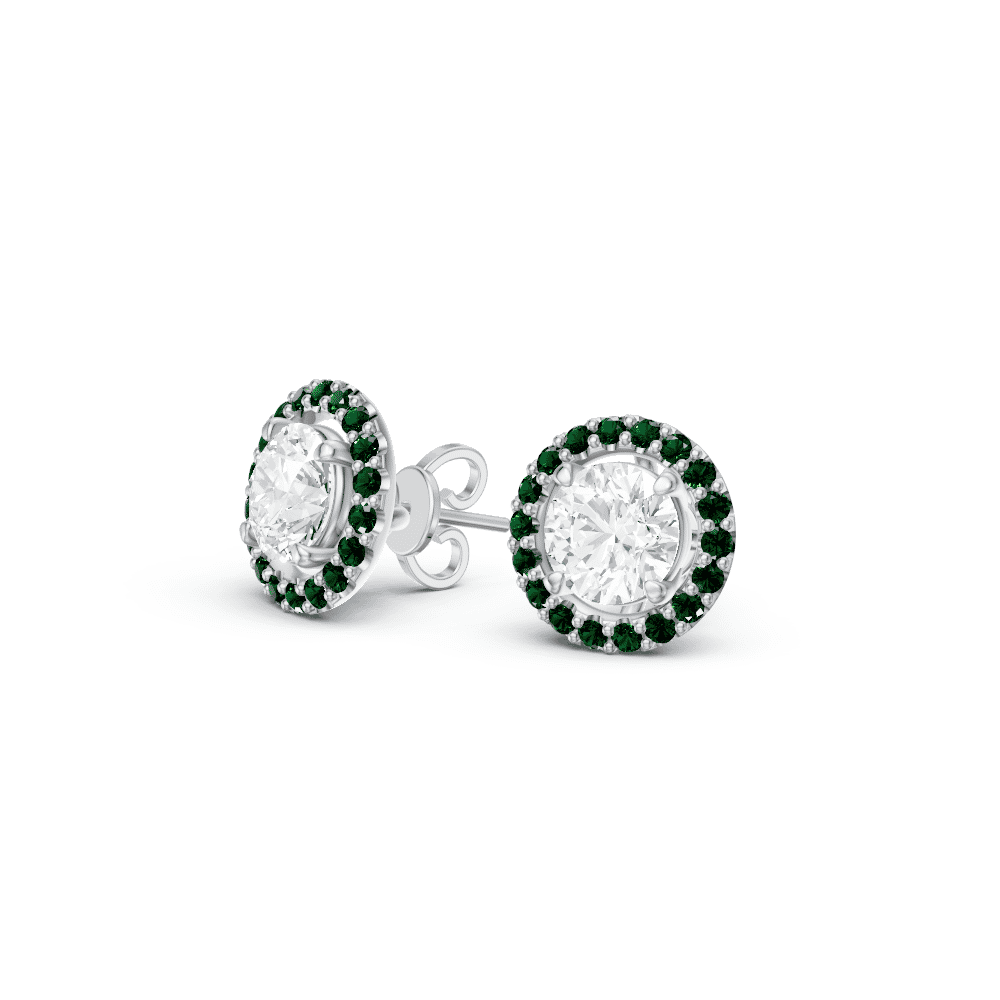 14kt white gold/18kt white gold/18kt yellow gold/18kt rose gold/platinum/Fits 1.00 CTW Round Four-Prong Studs/Fits 1.50 CTW Round Four-Prong Studs/Fits 2.00 CTW Round Four-Prong Studs/Fits 3.00 CTW Round Four-Prong Studs/Fits 4.00 CTW Round Four-Prong Studs/hover