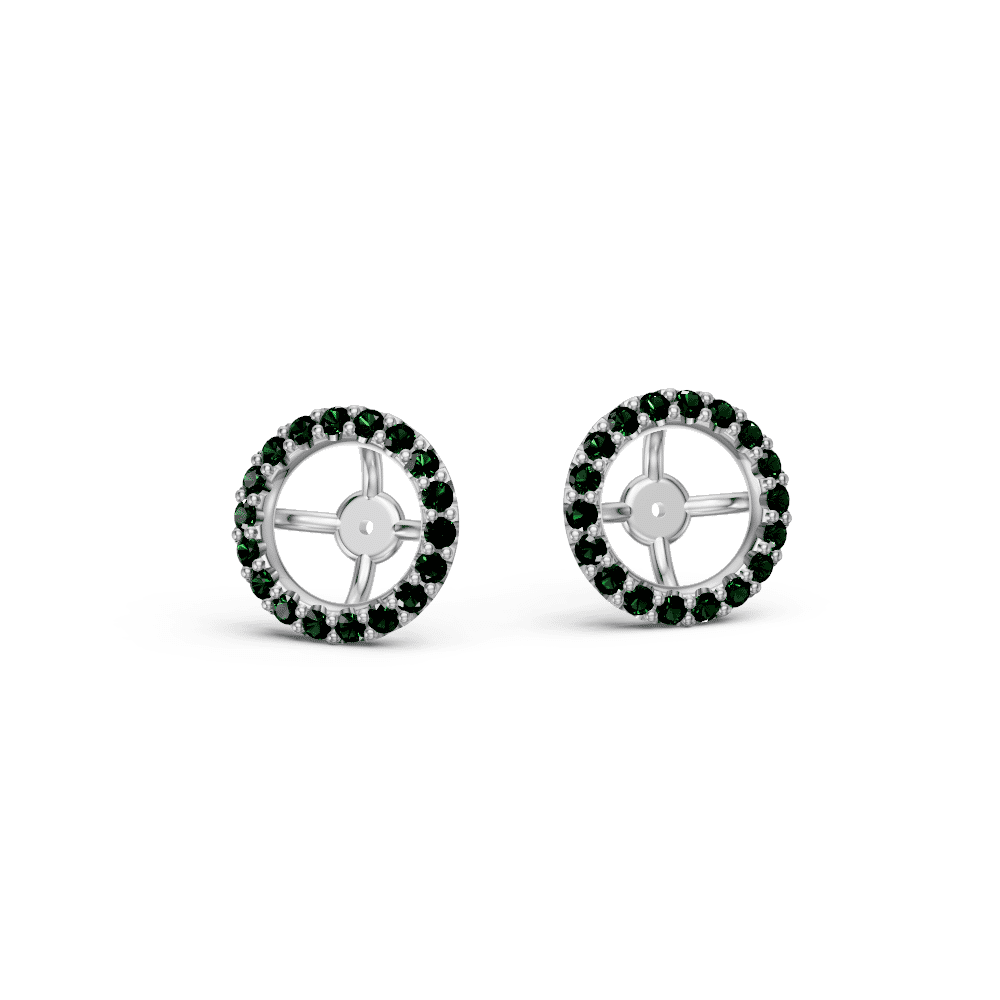14kt white gold/18kt white gold/18kt yellow gold/18kt rose gold/platinum/Fits 1.00 CTW Round Four-Prong Studs/Fits 1.50 CTW Round Four-Prong Studs/Fits 2.00 CTW Round Four-Prong Studs/Fits 3.00 CTW Round Four-Prong Studs/Fits 4.00 CTW Round Four-Prong Studs/top