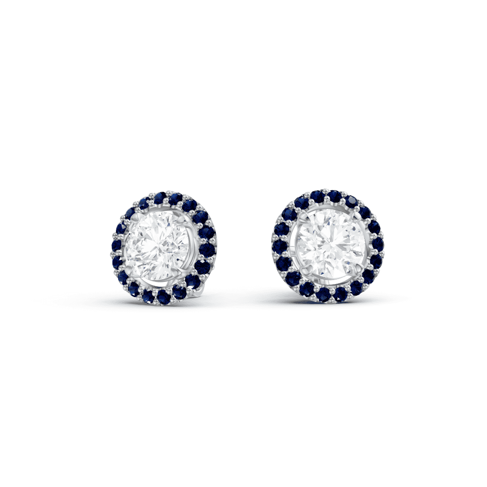 14kt white gold/18kt white gold/platinum/Fits 1.00 CTW Round Four-Prong Studs/Fits 1.50 CTW Round Four-Prong Studs/Fits 2.00 CTW Round Four-Prong Studs/Fits 3.00 CTW Round Four-Prong Studs/Fits 4.00 CTW Round Four-Prong Studs/hover
