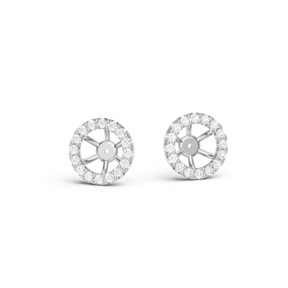14kt white gold/18kt white gold/platinum/Fits 1.00 CTW Round Three-Prong Martini Studs/Fits 1.50 CTW Round Three-Prong Martini Studs/Fits 2.00 CTW Round Three-Prong Martini Studs /Fits 3.00 CTW Round Three-Prong Martini Studs/Fits 4.00 CTW Round Three-Prong Martini Studs/top