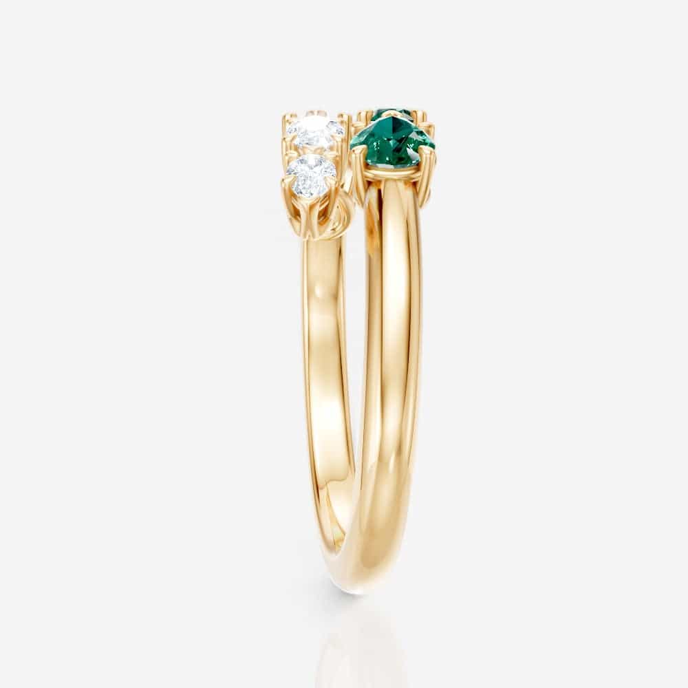 18kt yellow gold/1.00/perspective