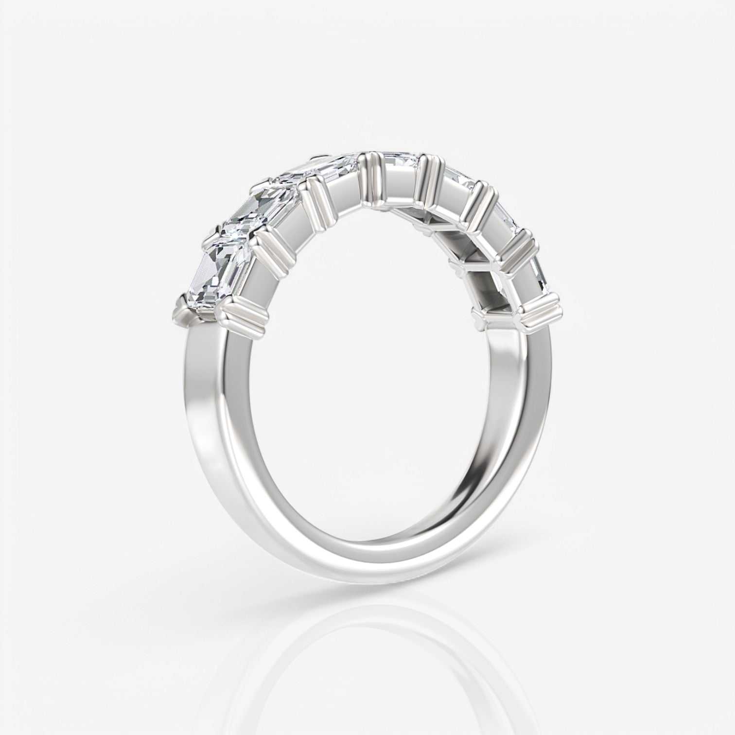 14kt white gold/18kt white gold/platinum/1.50/side