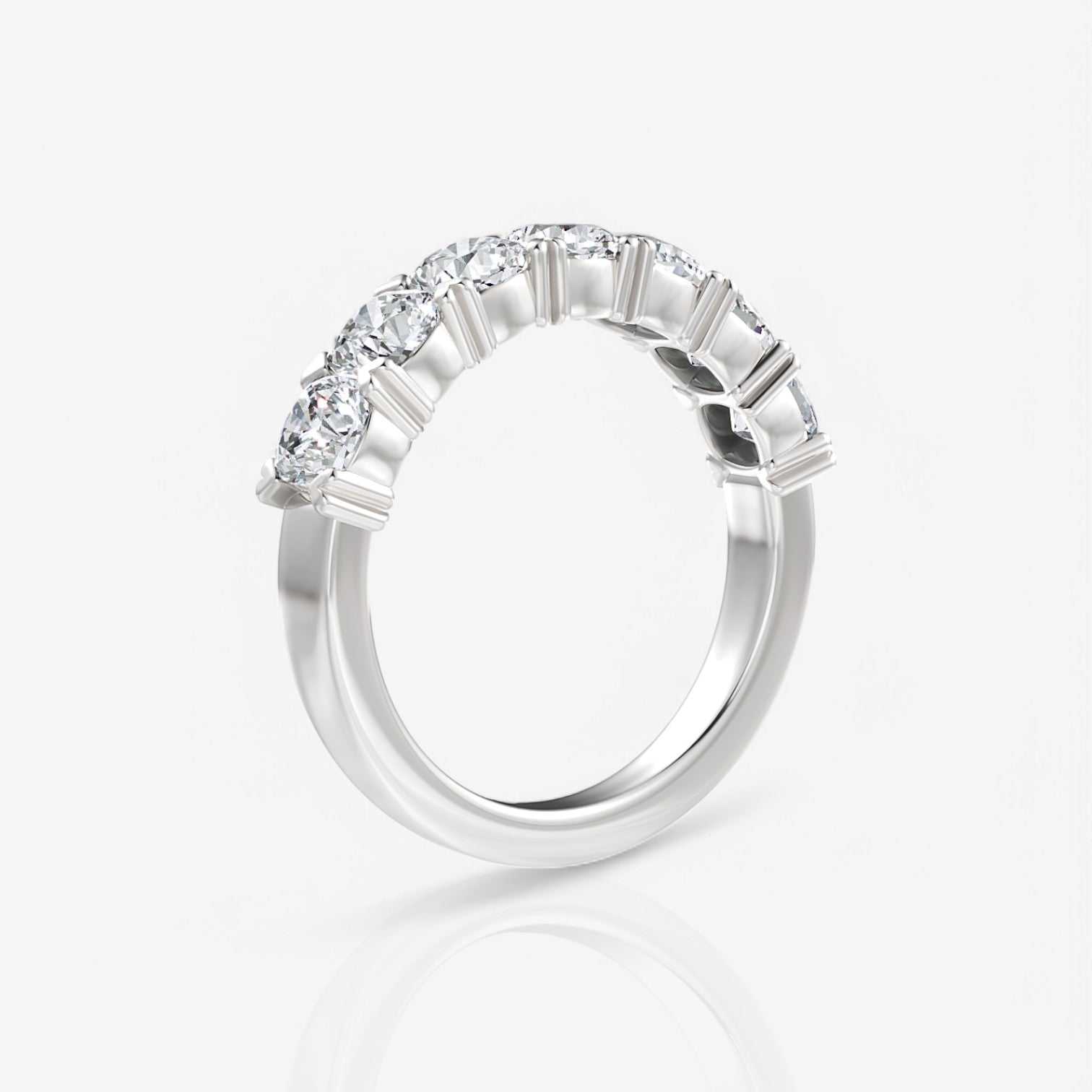14kt white gold/18kt white gold/platinum/1.50/side