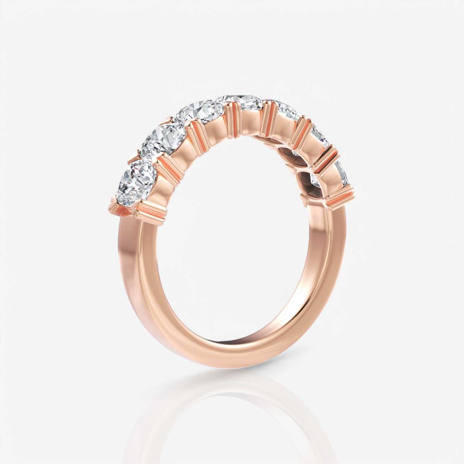 18kt rose gold/2.00/side
