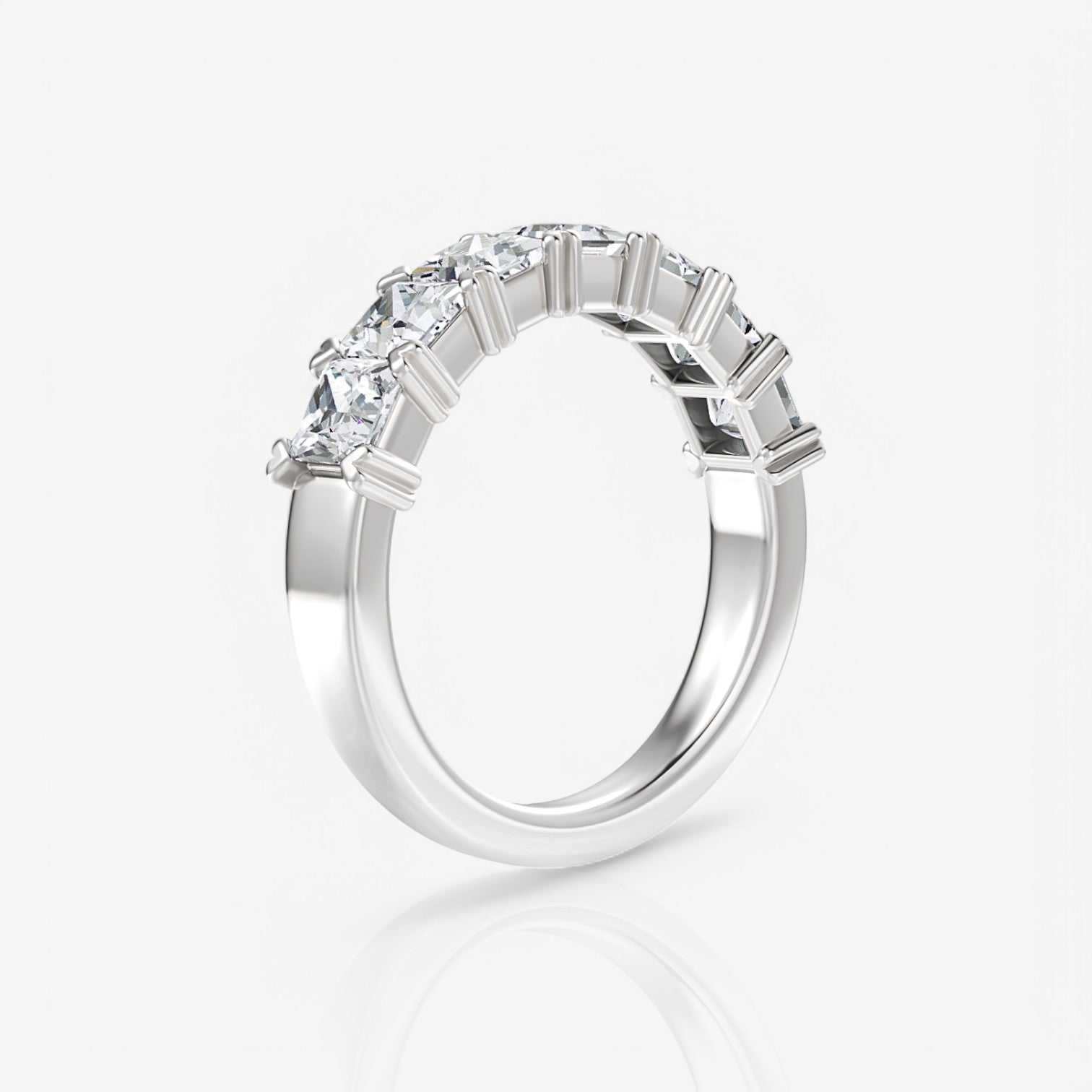 14kt white gold/18kt white gold/platinum/1.50/side