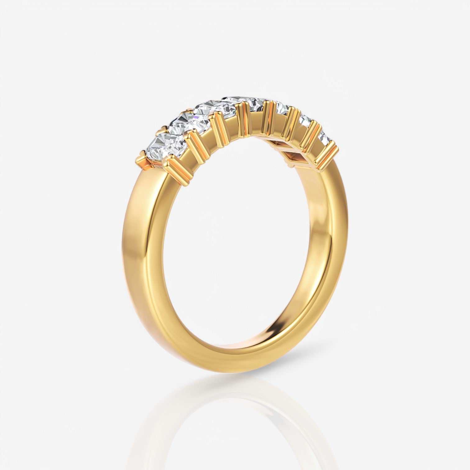 18kt yellow gold/0.50/side