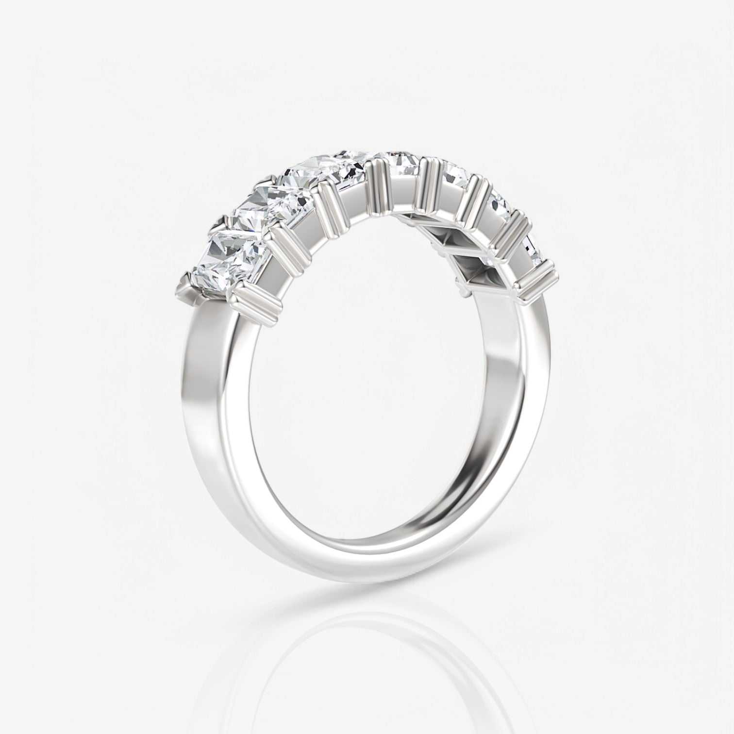 14kt white gold/18kt white gold/platinum/3.00/side