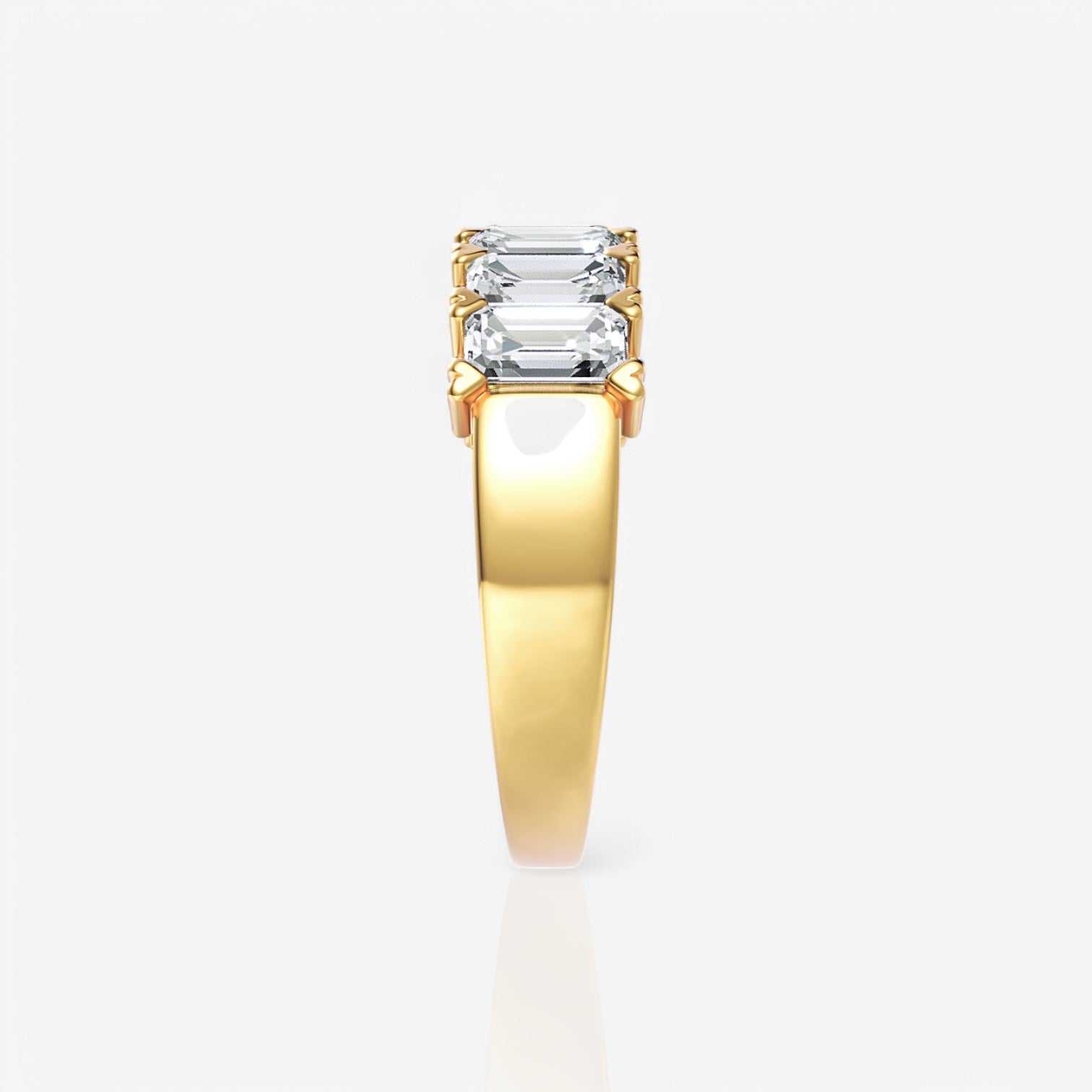 18kt yellow gold/2.00/side