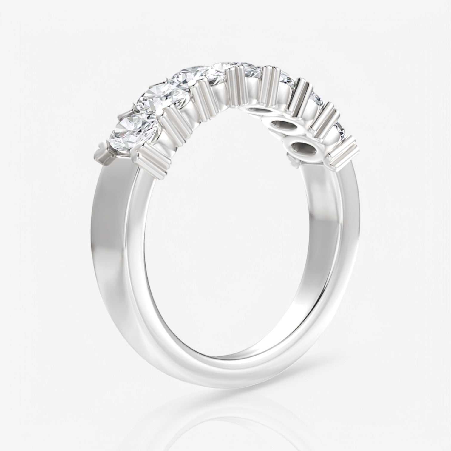 14kt white gold/18kt white gold/platinum/0.75/side