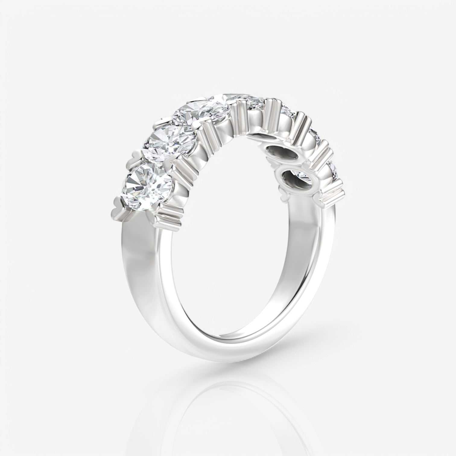 14kt white gold/18kt white gold/platinum/2.00/side