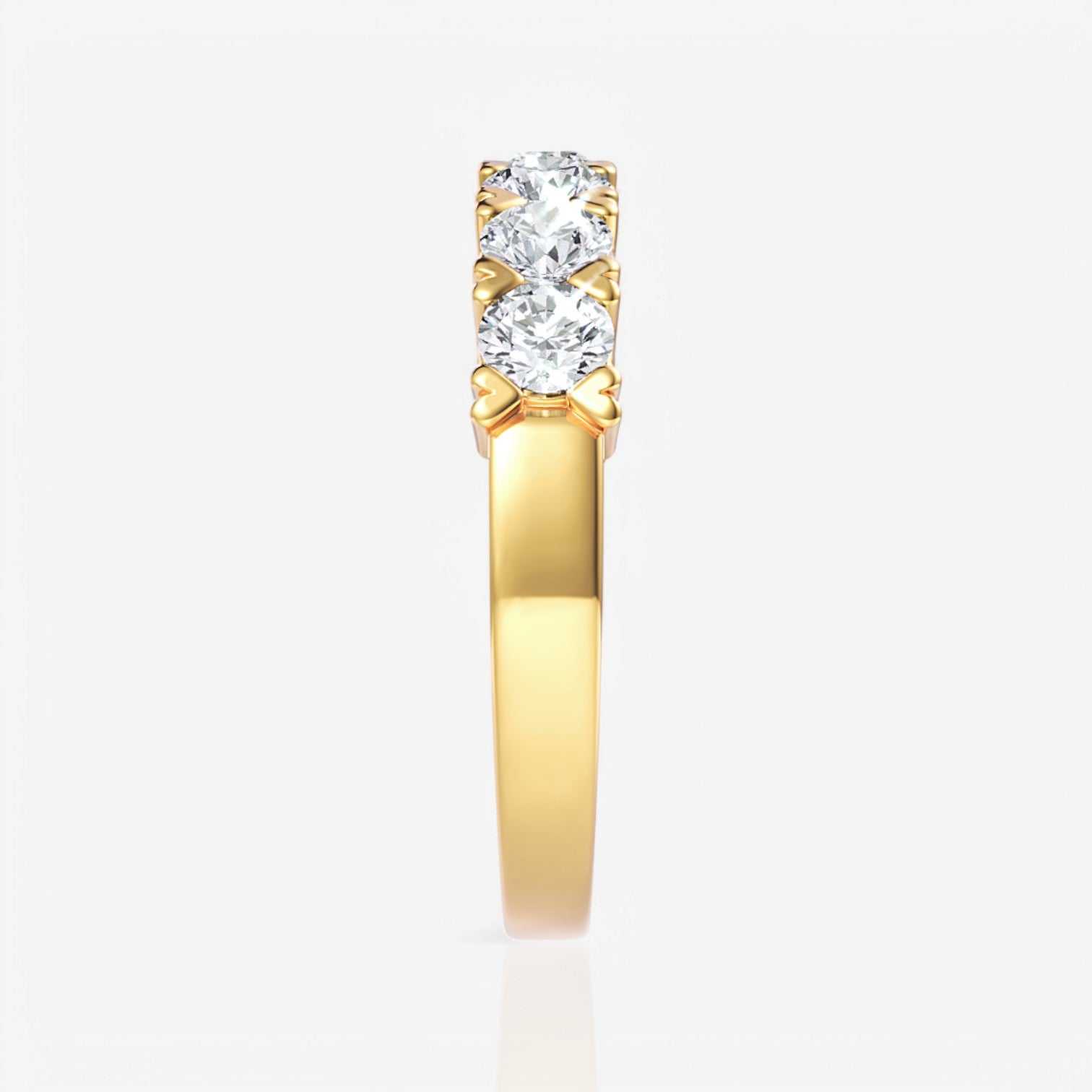 18kt yellow gold/0.75/perspective