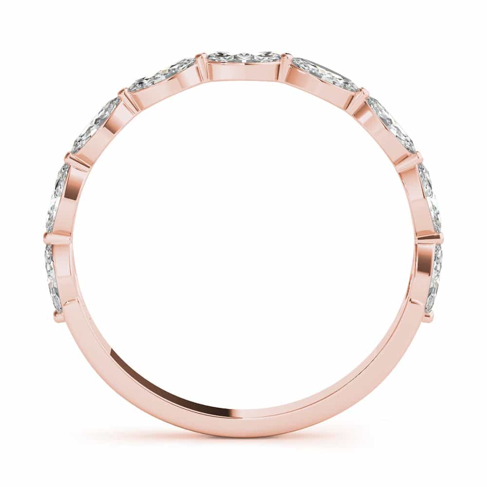 18kt rose gold/front