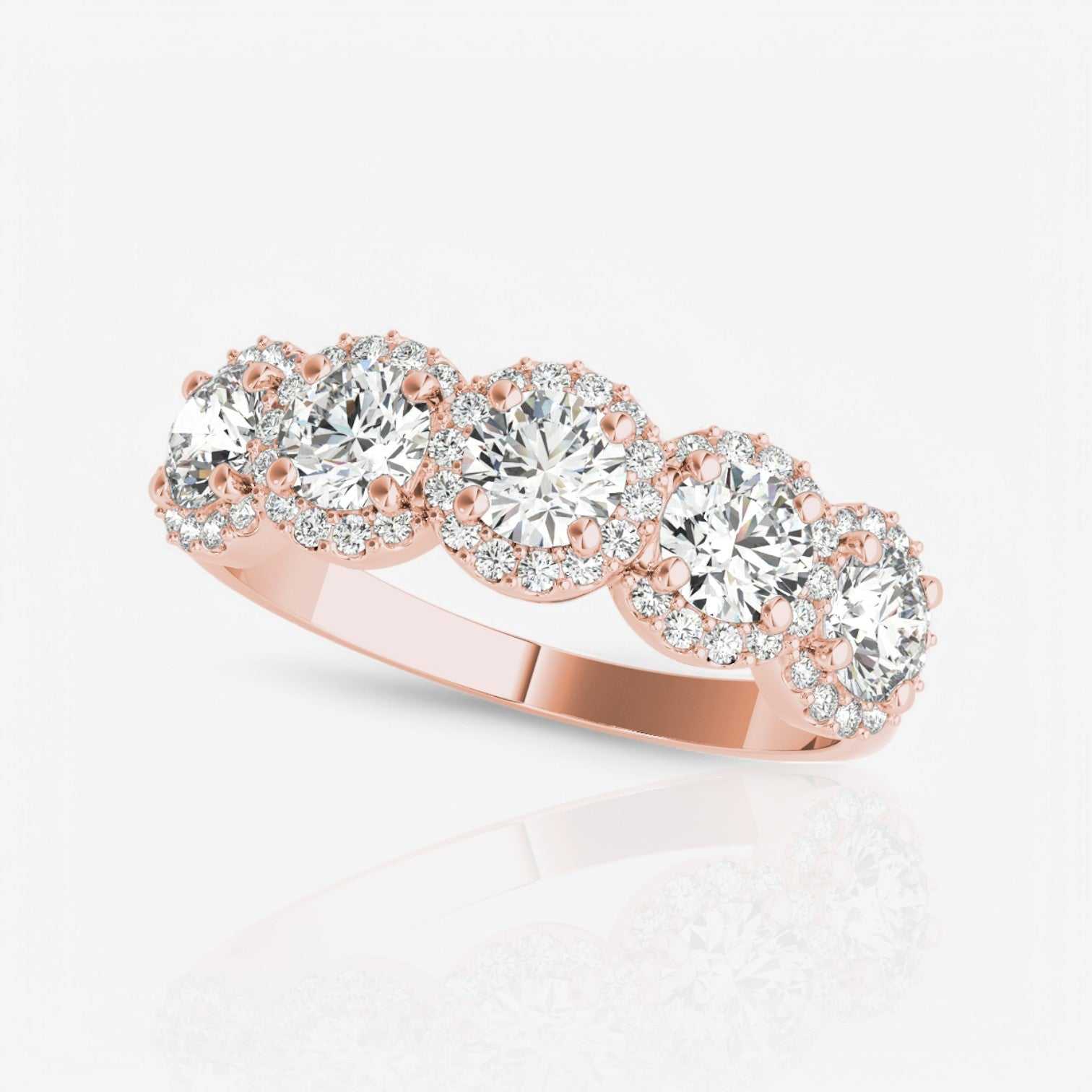 18kt rose gold/0.75/front