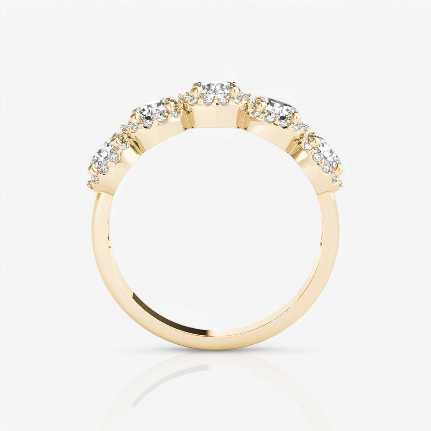 18kt yellow gold/0.75/perspective