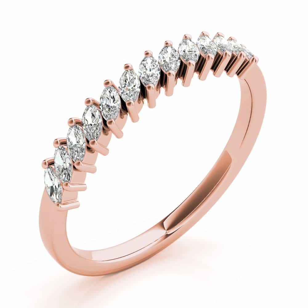 18kt rose gold/side