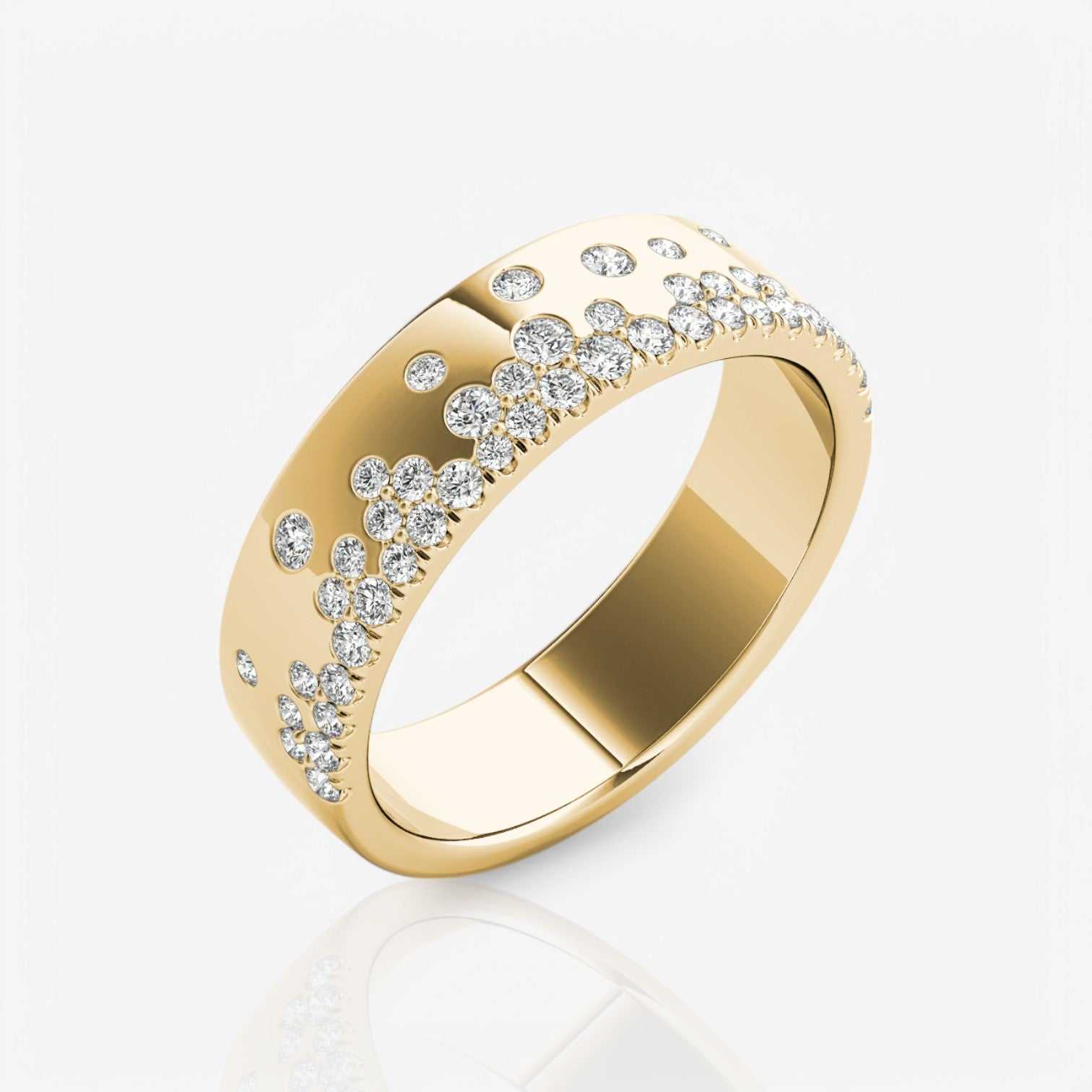 18kt yellow gold/0.33/side